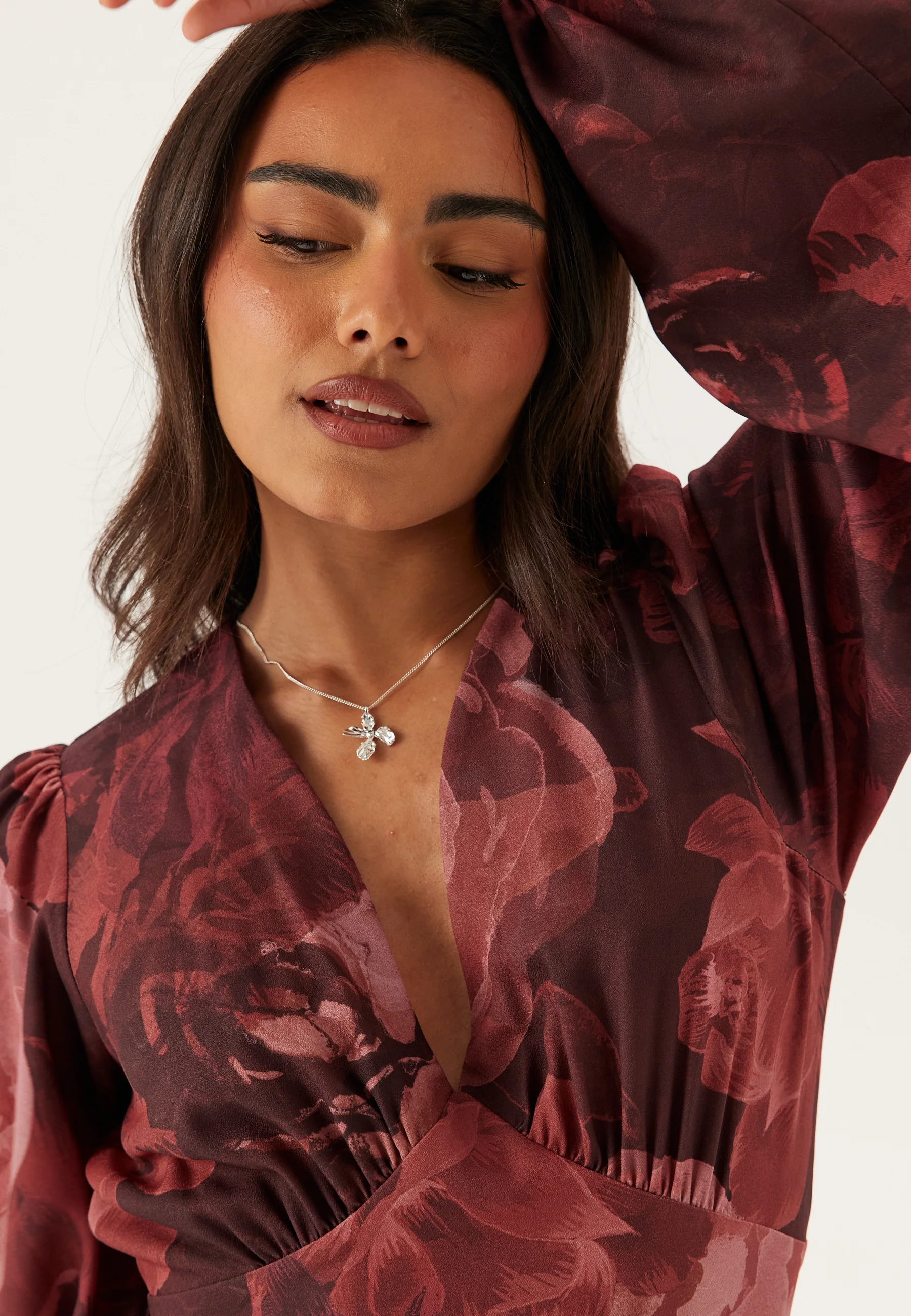 Balloon Sleeve Maxi Dress - Image 2