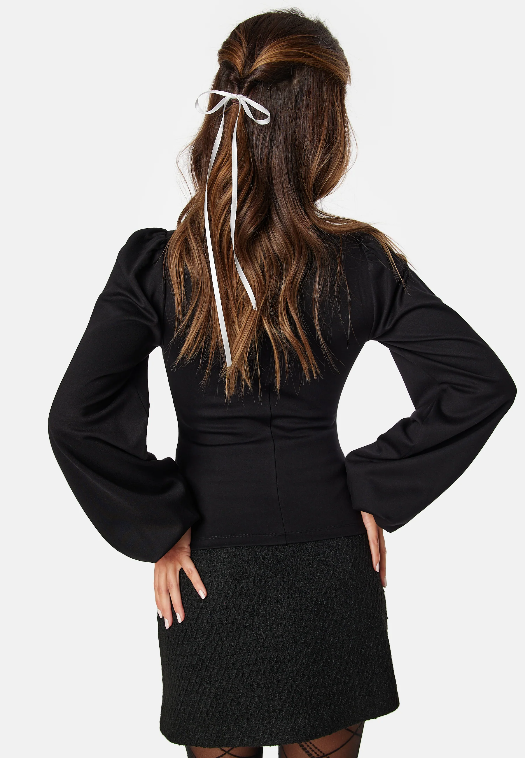 Balloon Sleeve Puff Top - Image 3
