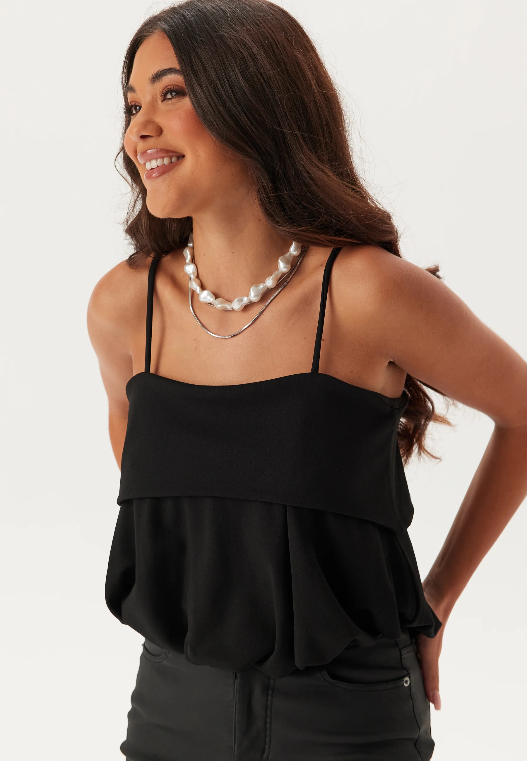 Balloon Strap Top