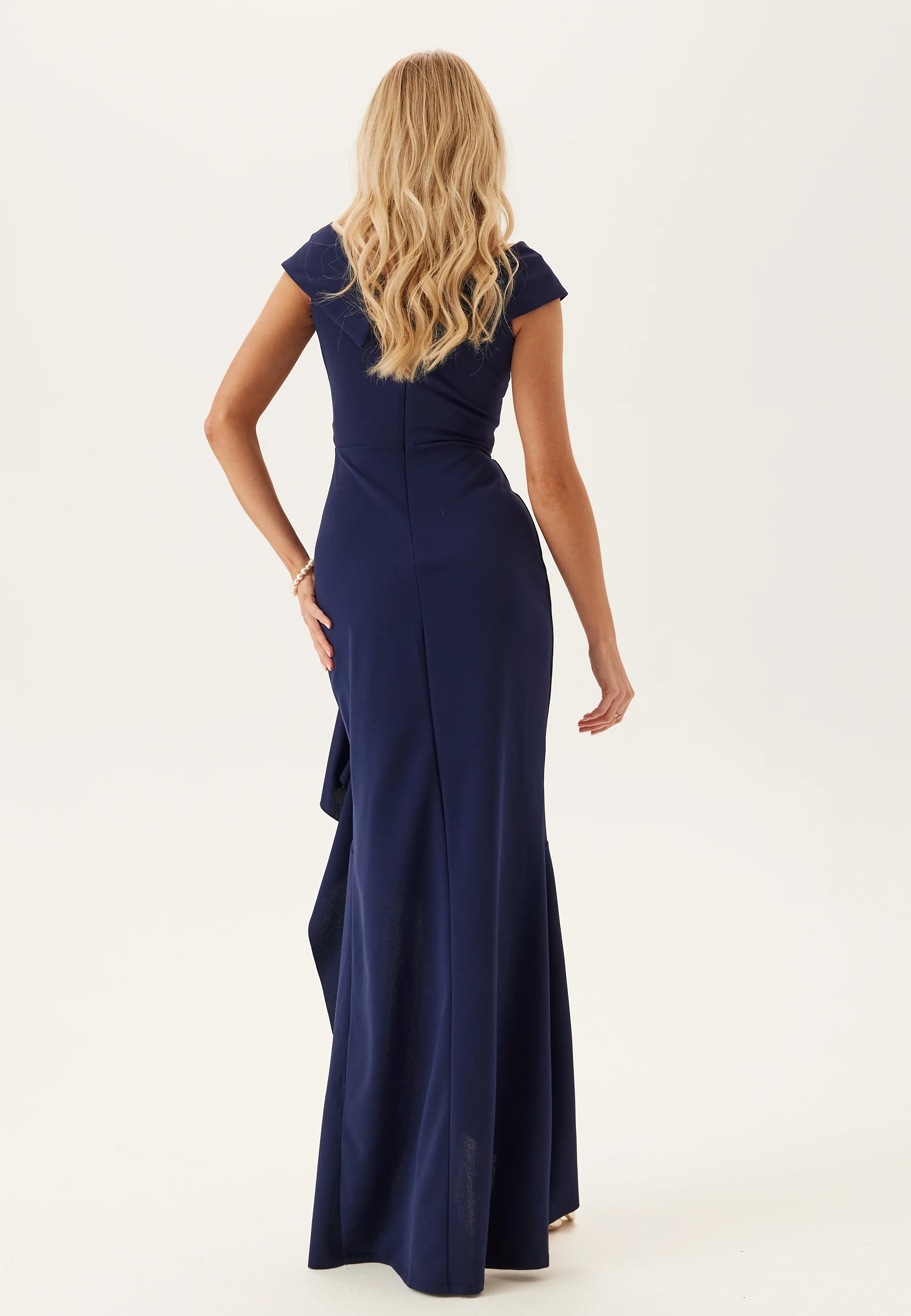 Bardot Frill Maxi Dress - Image 3