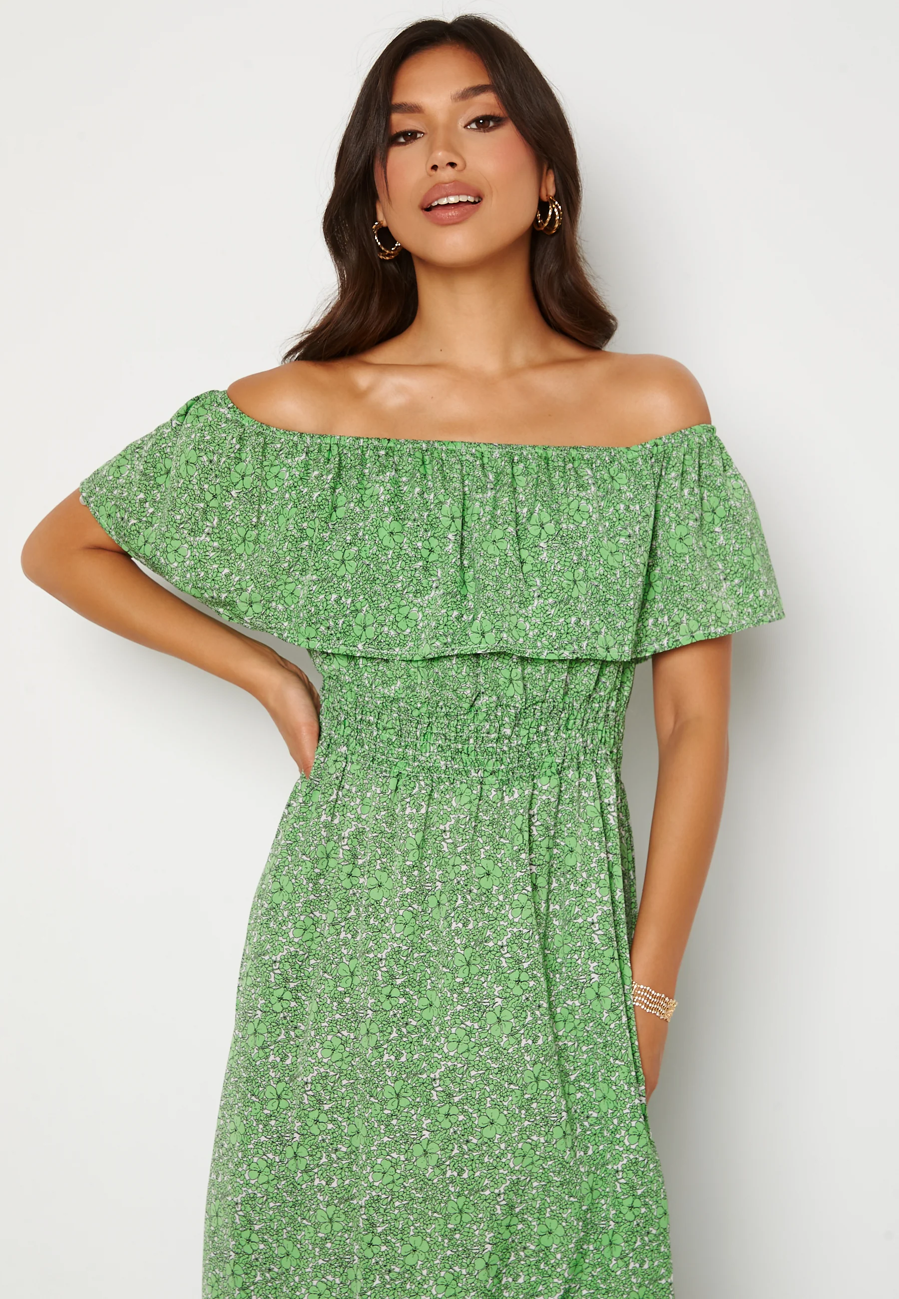 Bardot Frill Midaxi Dress - Image 3