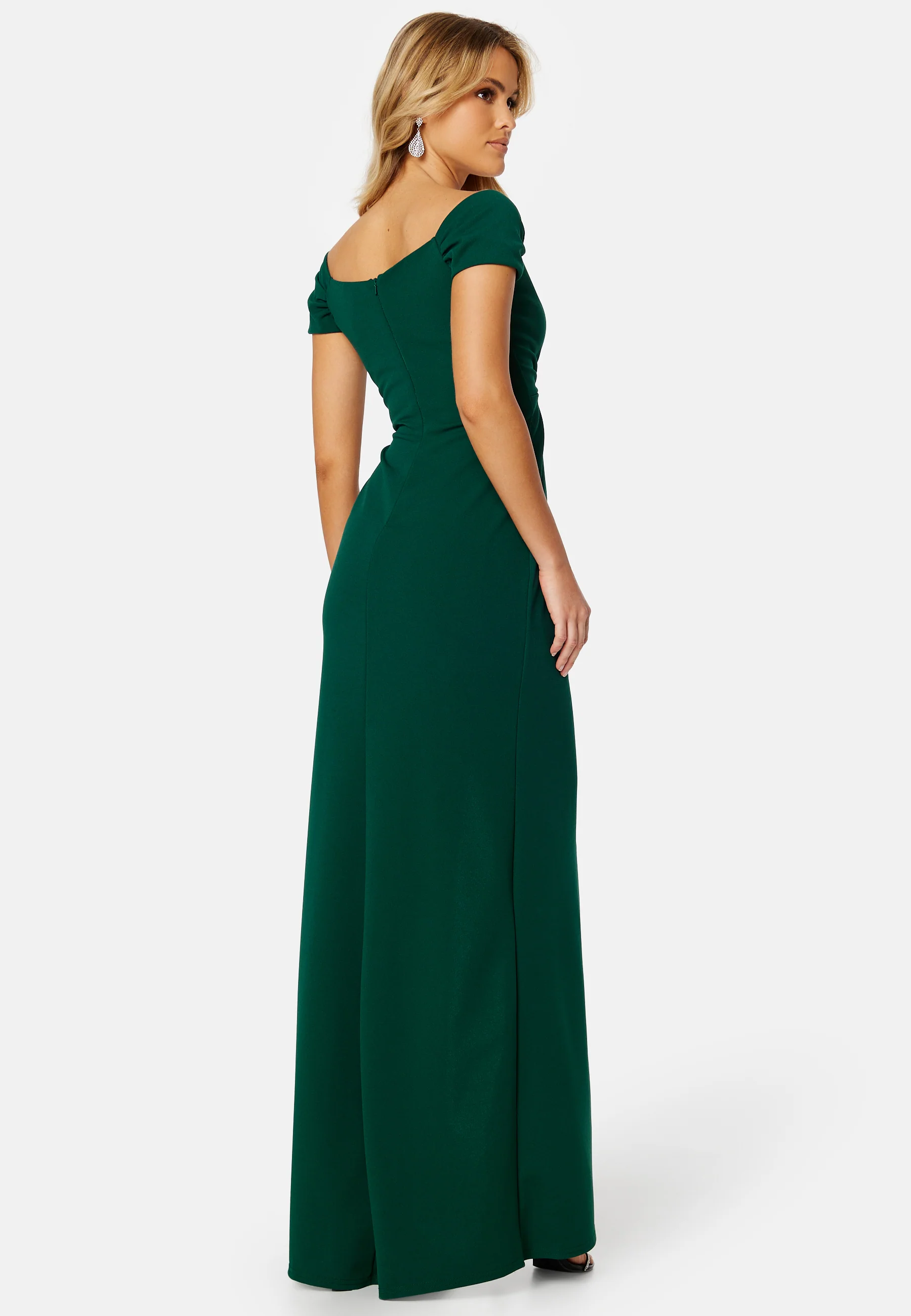 Bardot Knot Front Maxi Dress - Image 3