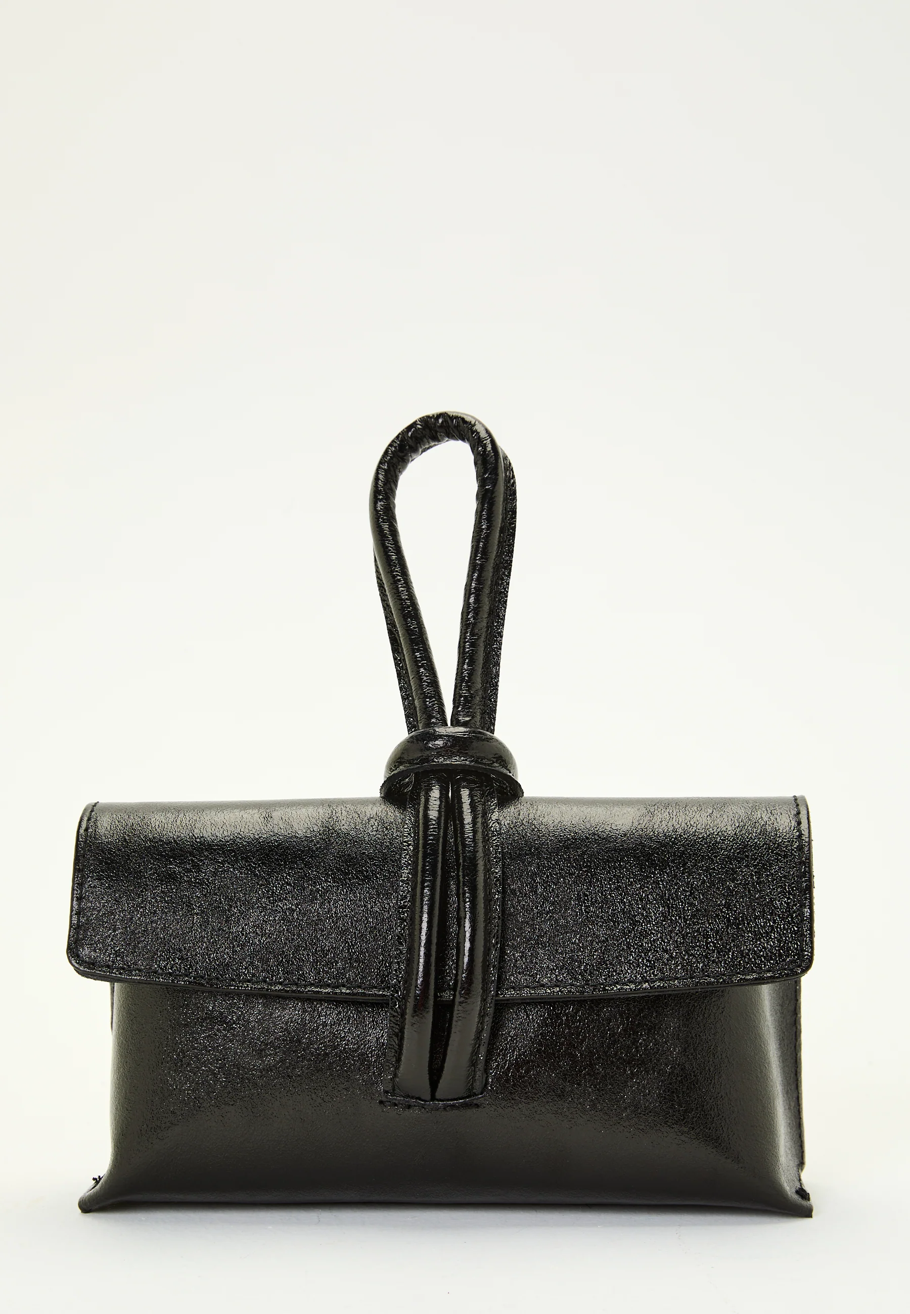 Barletta Shiny Leather Bag - Image 3