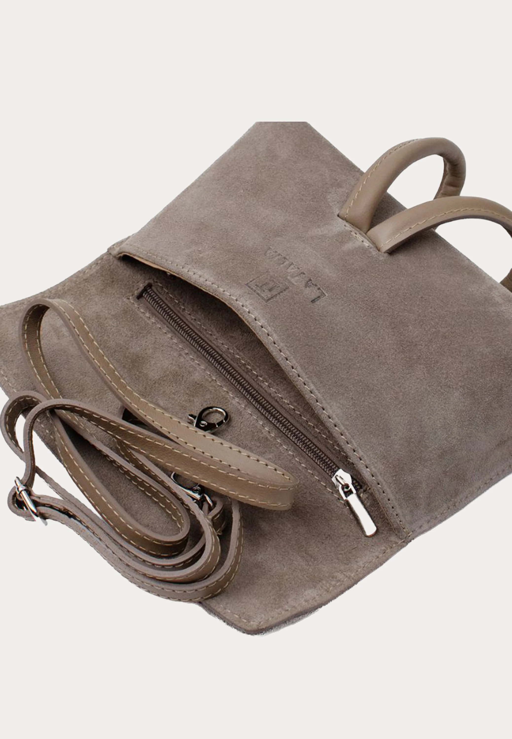 Barletta Small Suede Bag - Image 3