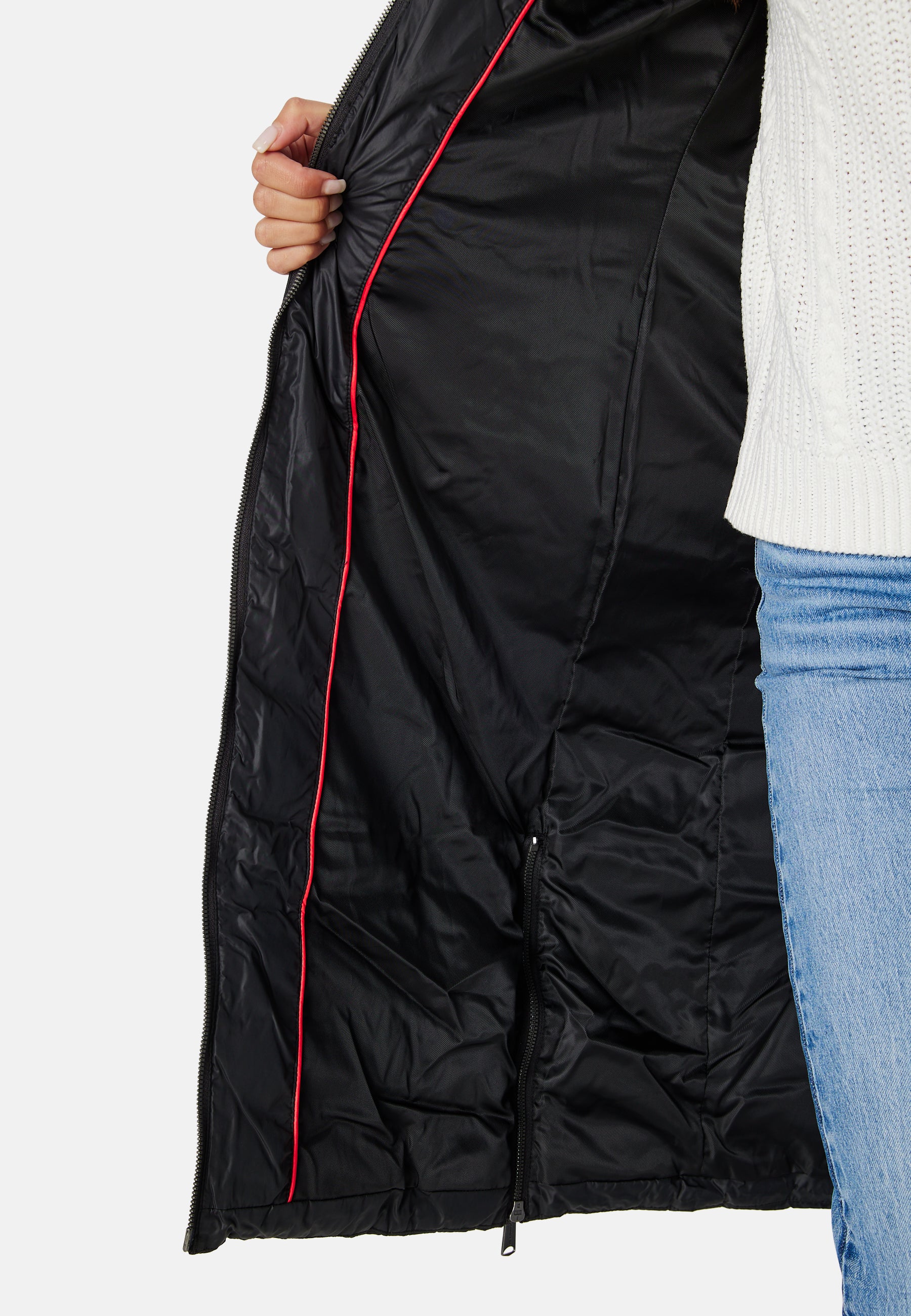 Basic Hooded Coat - Image 5