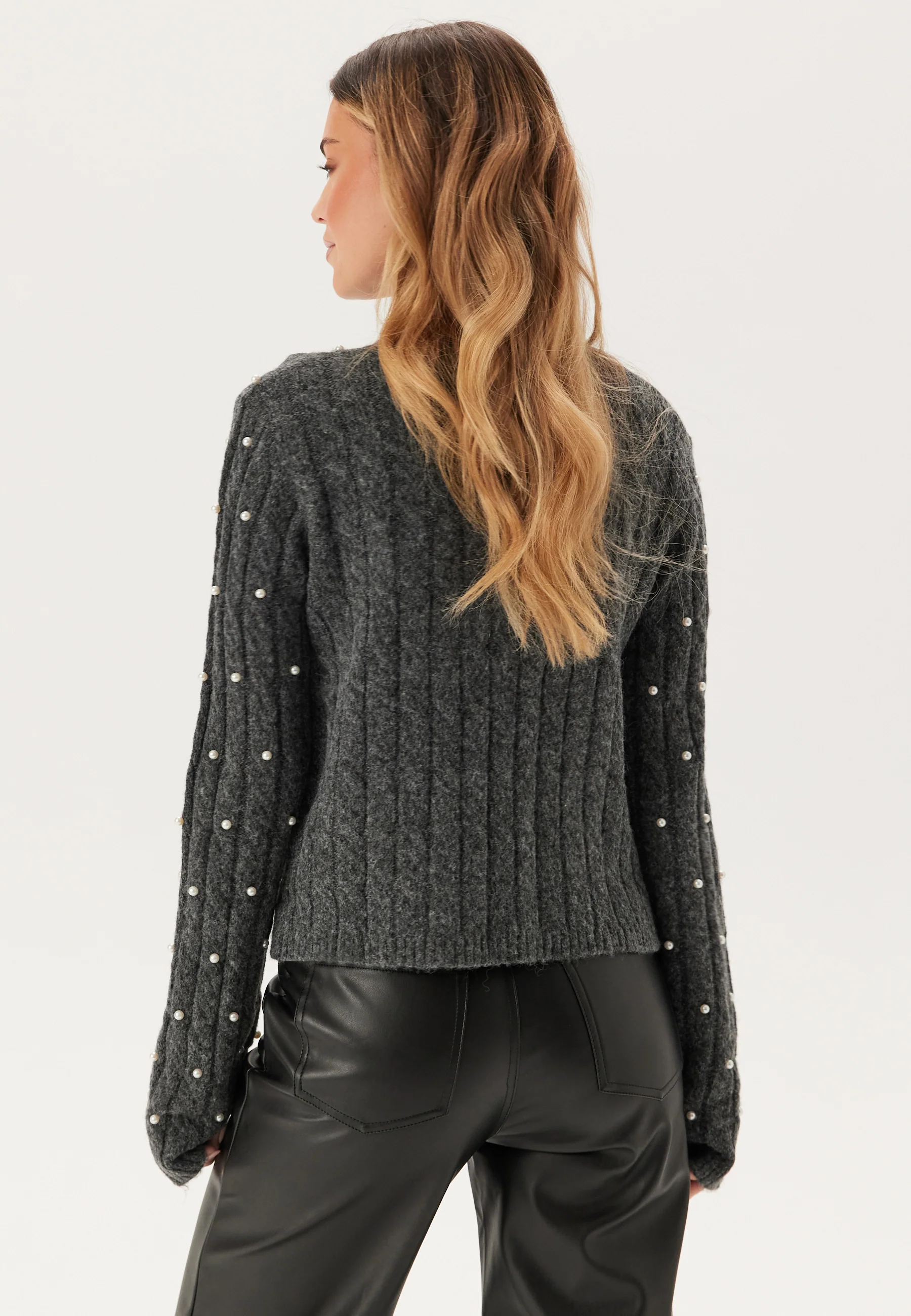 Beaded Knitted Cardigan - Image 5