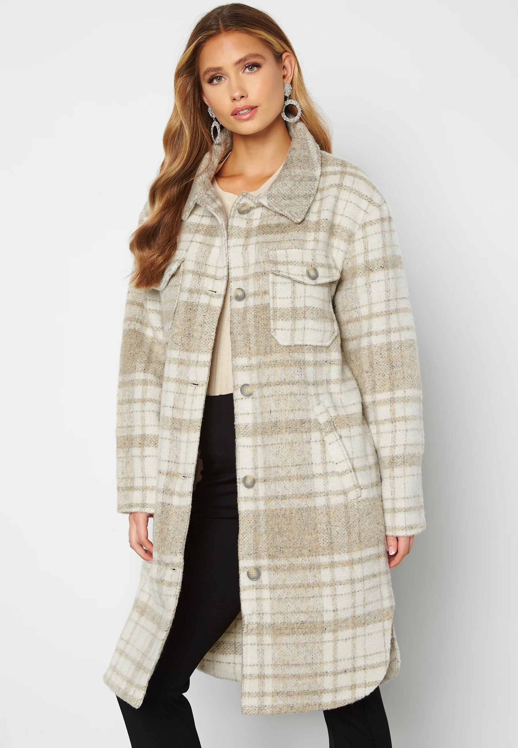 Becky Check Coat - Image 2