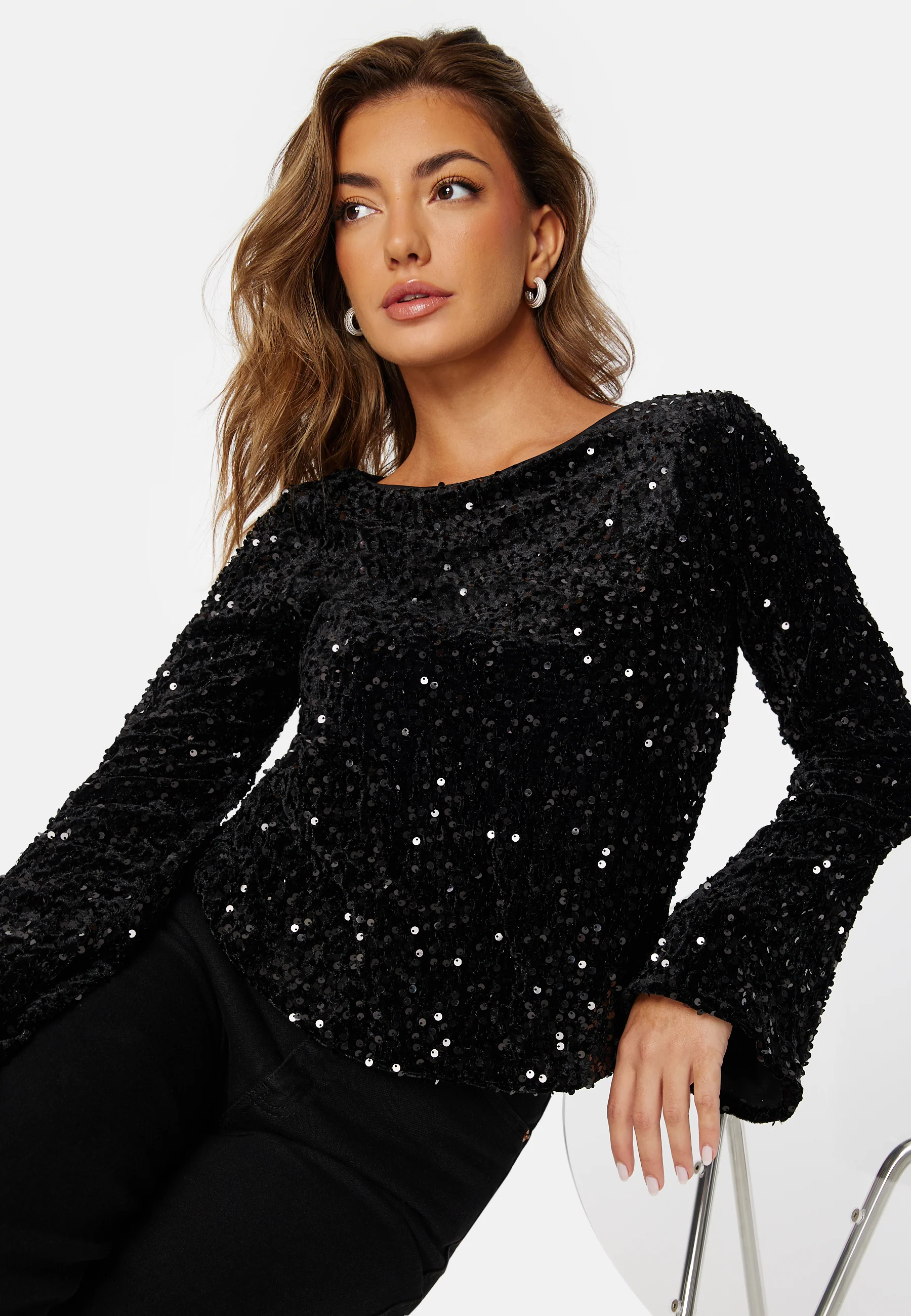Bella LS Boat Neck Top