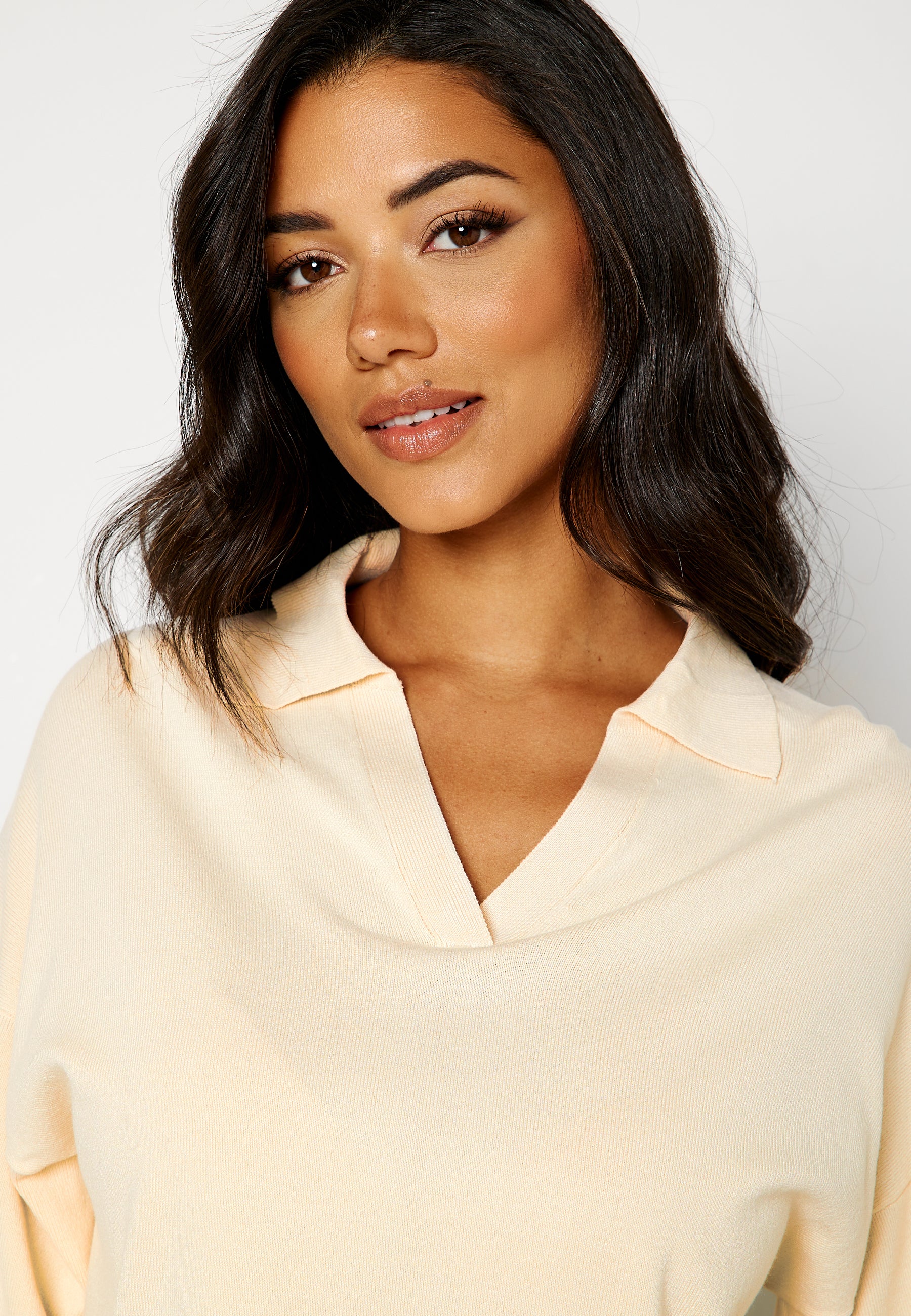 Bella S/S Polo Pullover Knit - Image 4