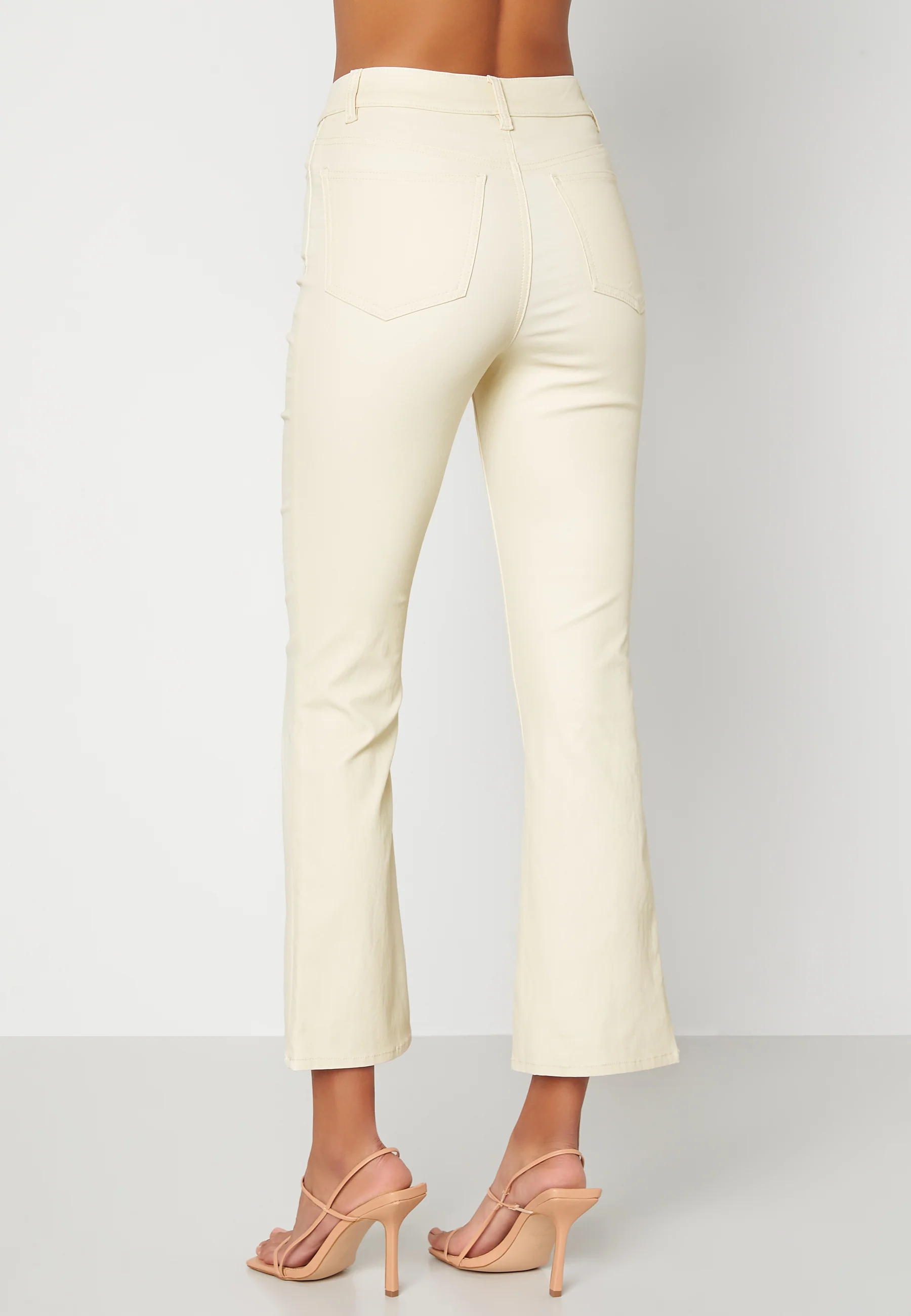 Belle MW Coated Flared Pants - Image 4