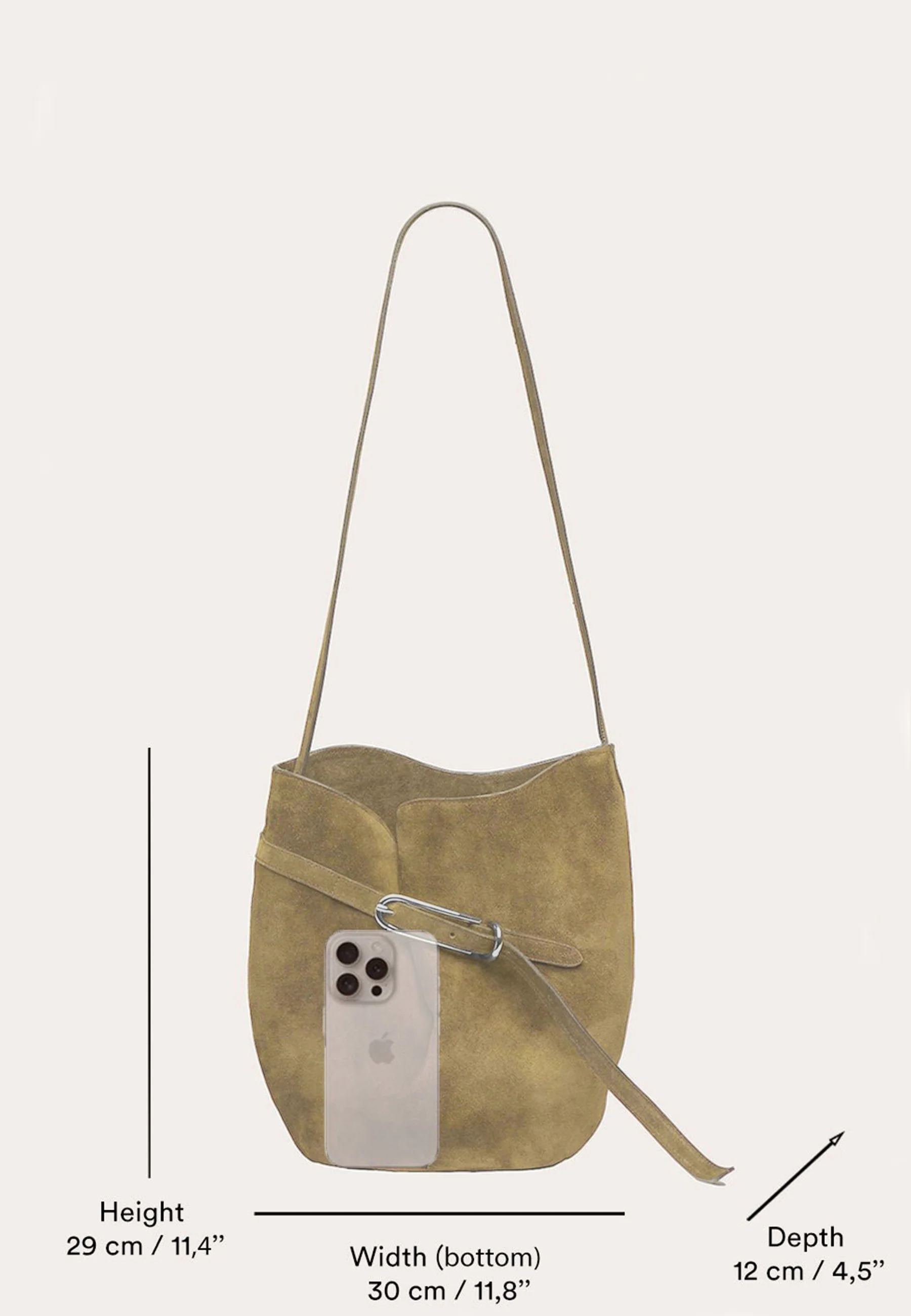 Belted Bucket Bag - Image 7