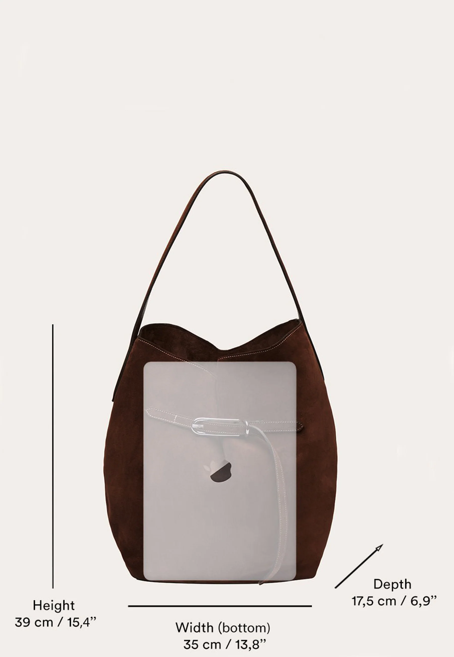 Belted Bucket Bag Large - Image 5