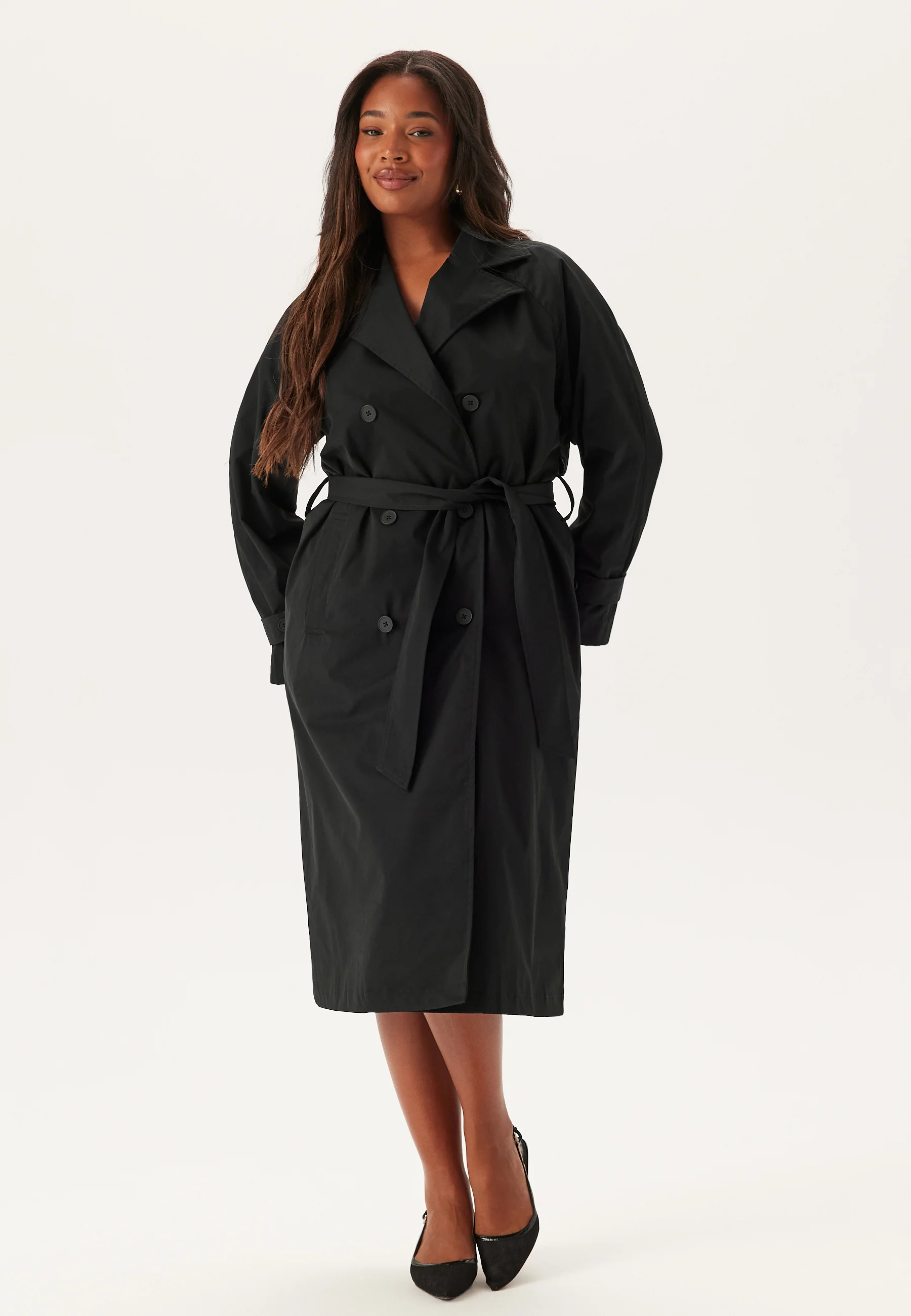 Belted Midi Trenchcoat - Image 6