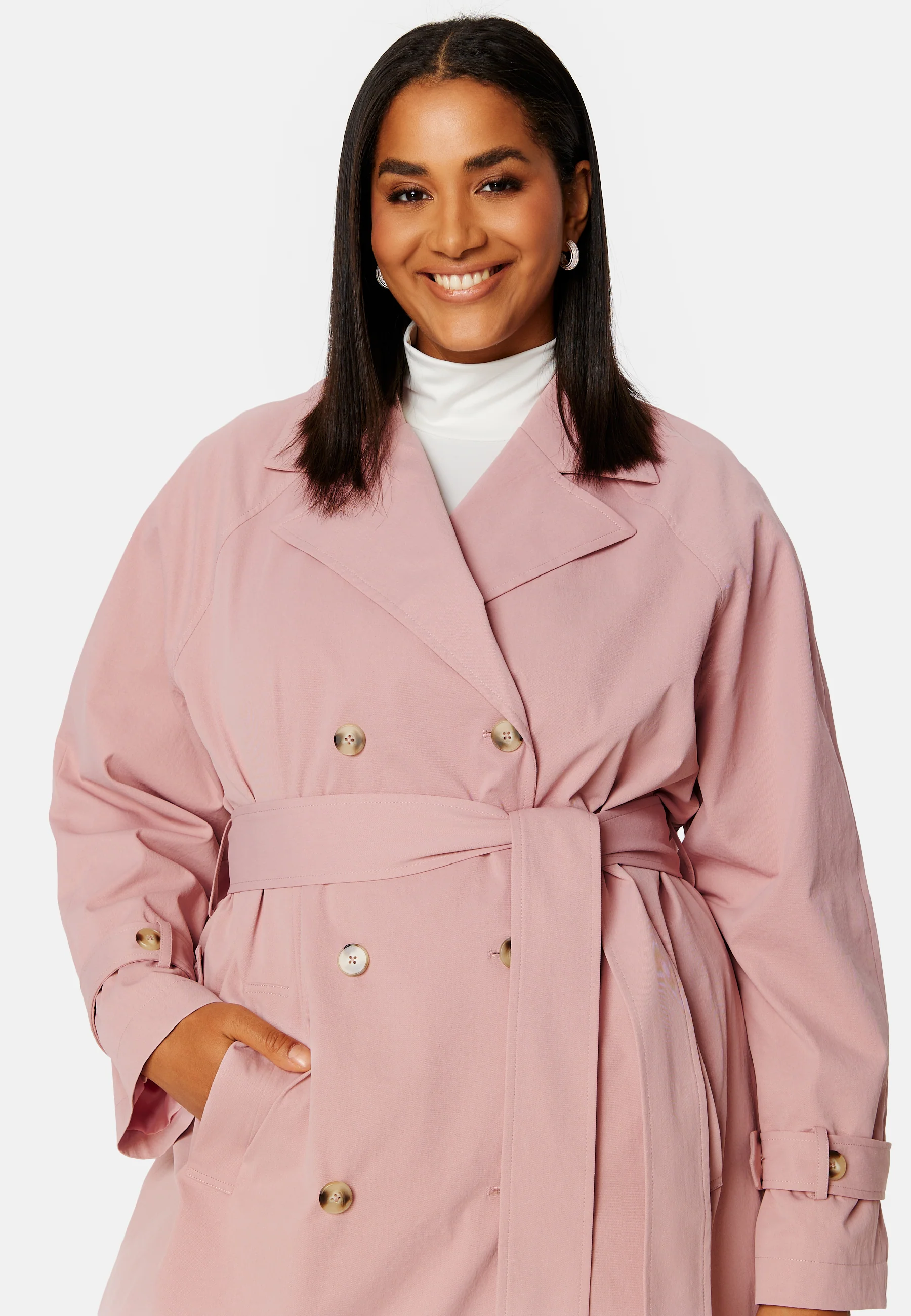 Belted Midi Trenchcoat - Image 4