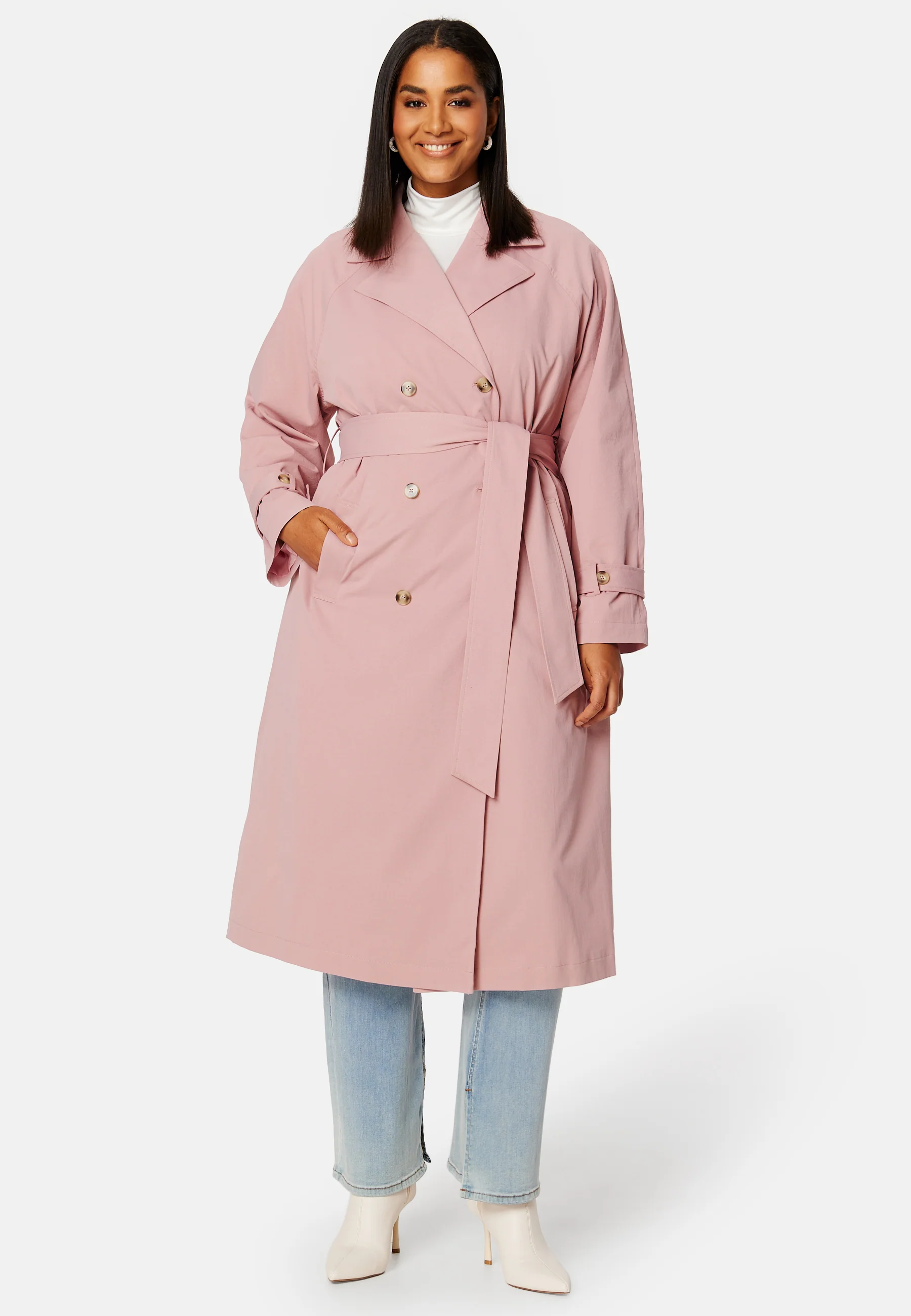 Belted Midi Trenchcoat - Image 5