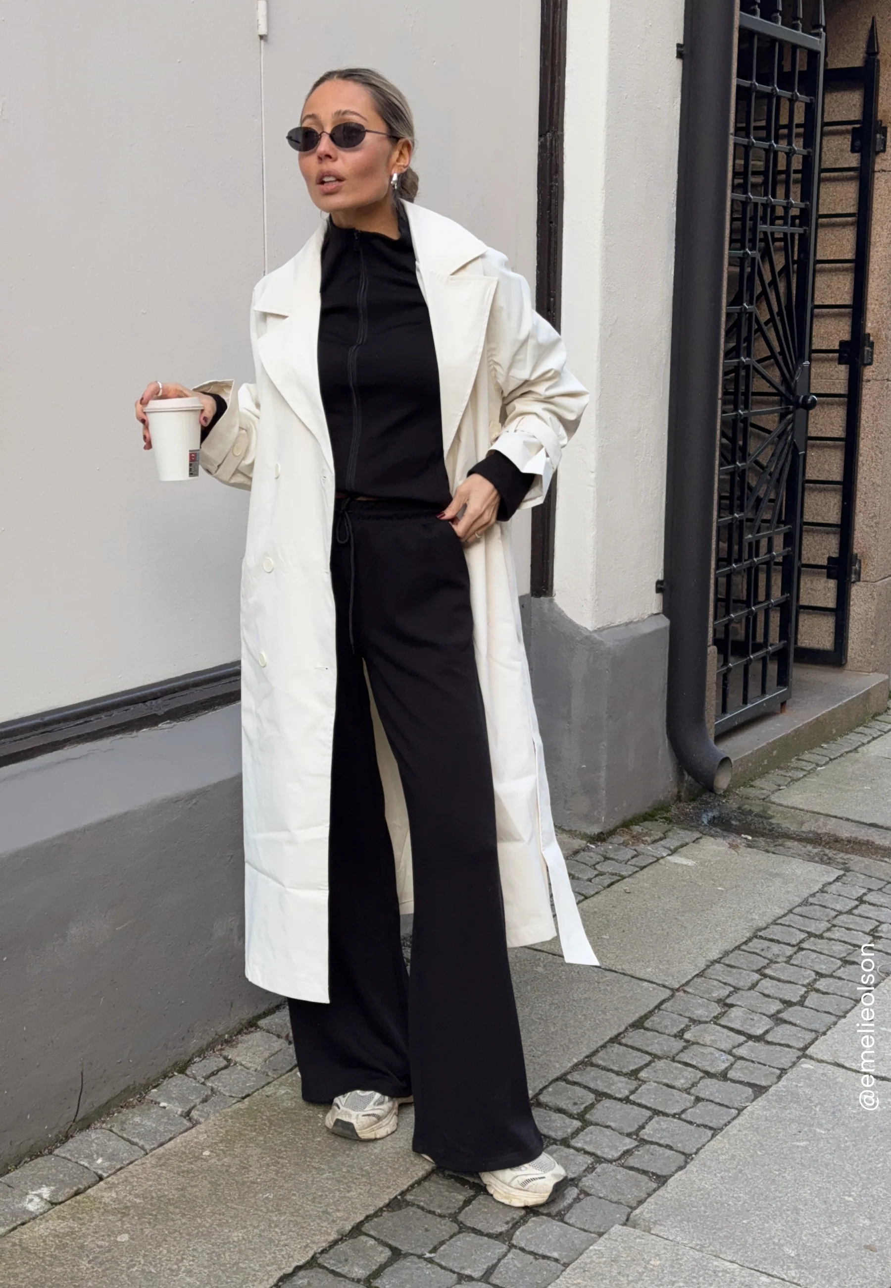 Belted Midi Trenchcoat - Image 2