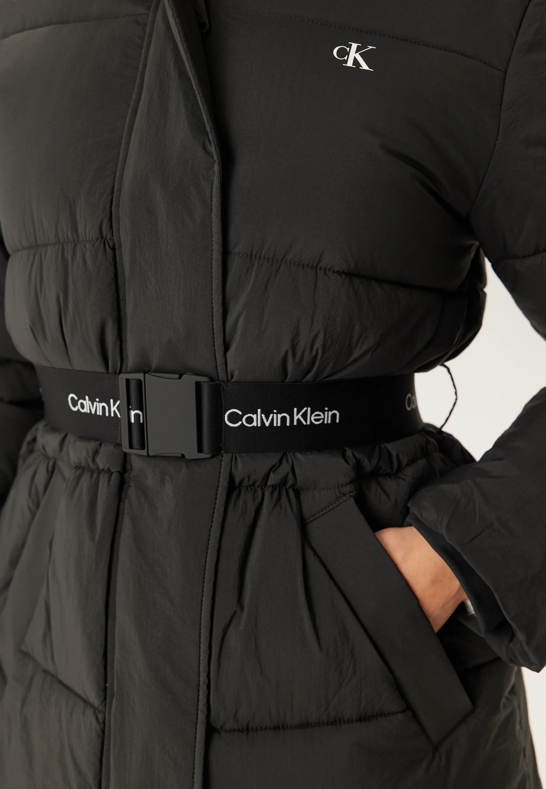 Belted Midweight Puffer - Image 5