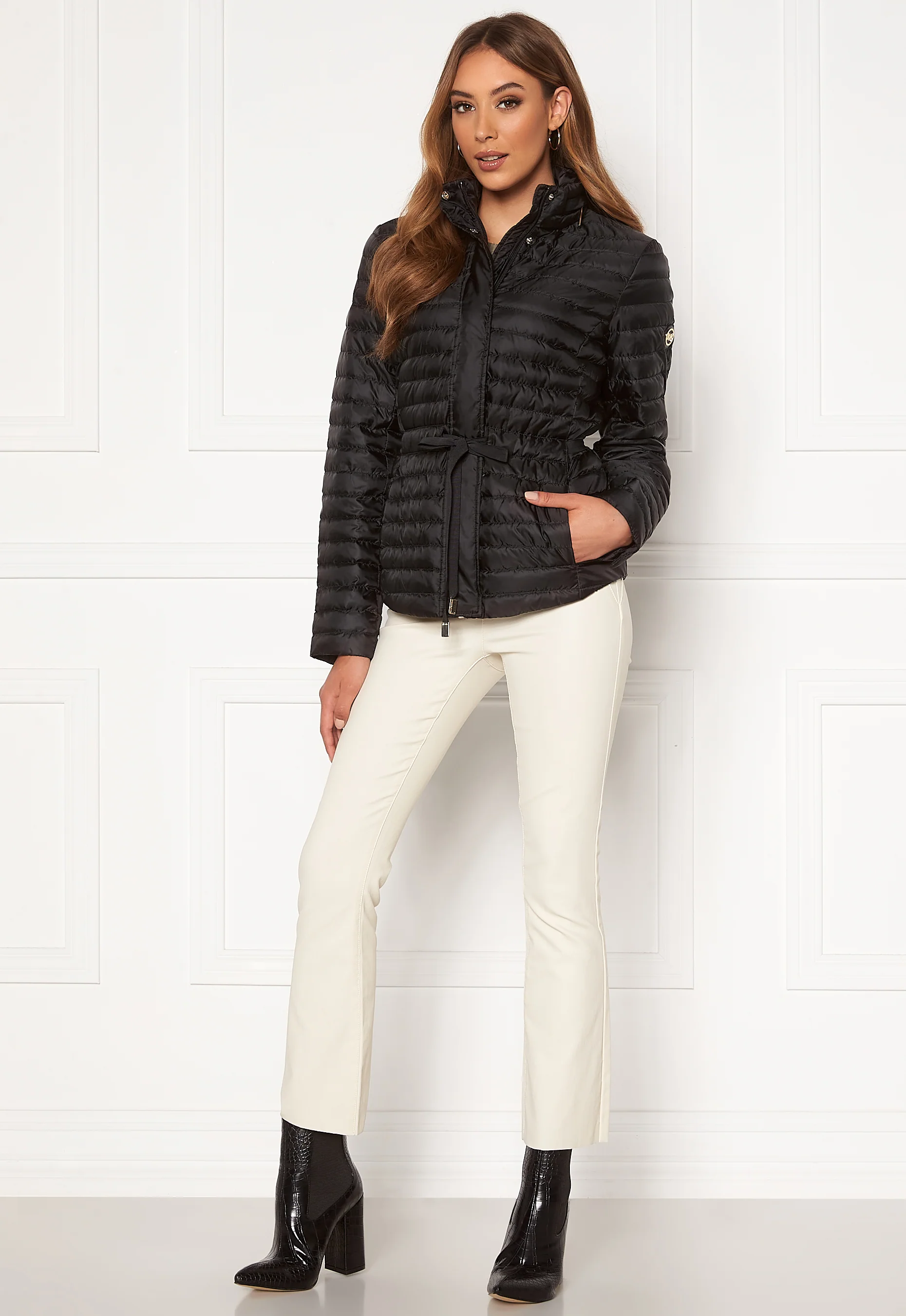 Belted Puffer Jacket - Image 3