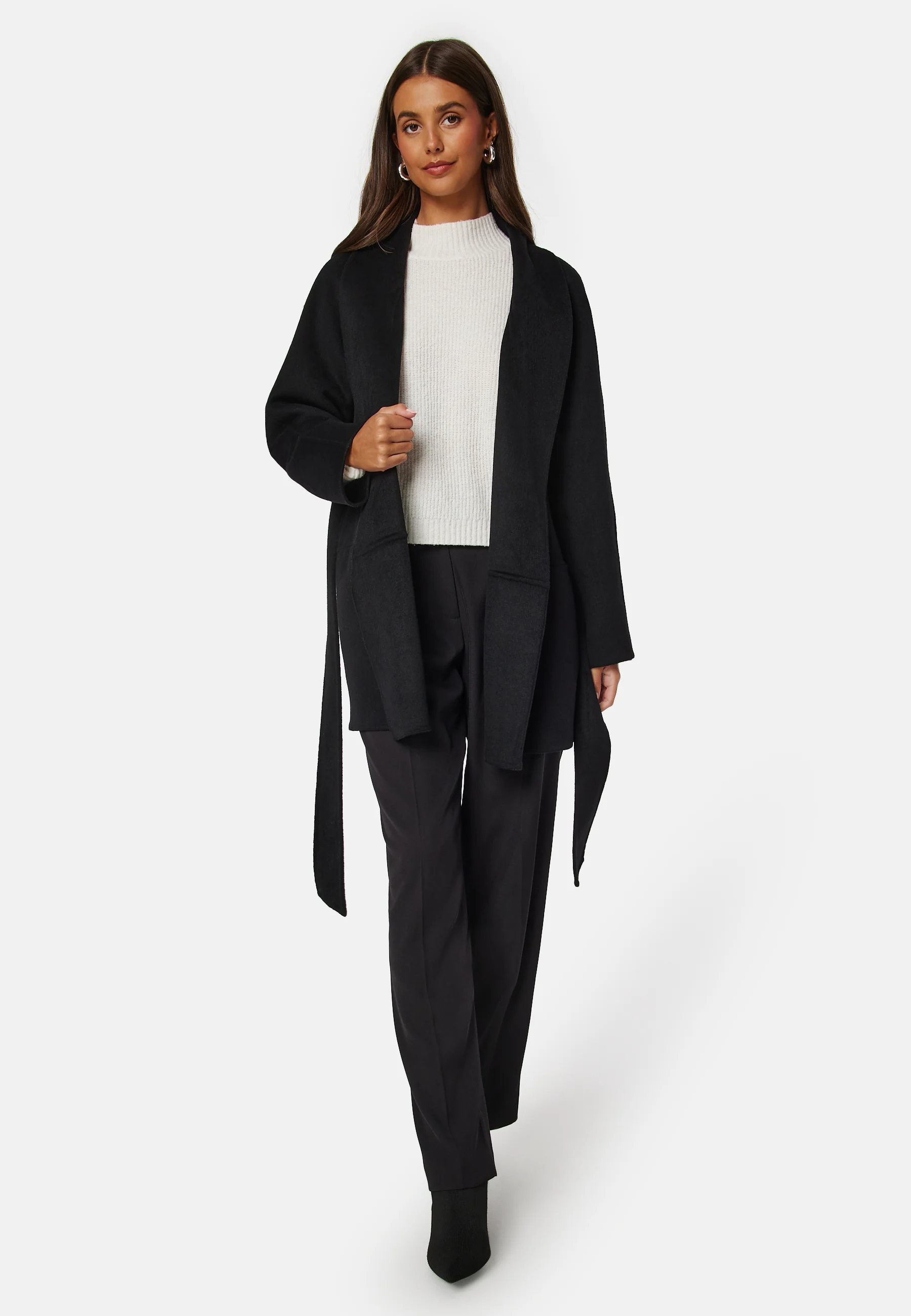 Belted Wool Coat - Image 4