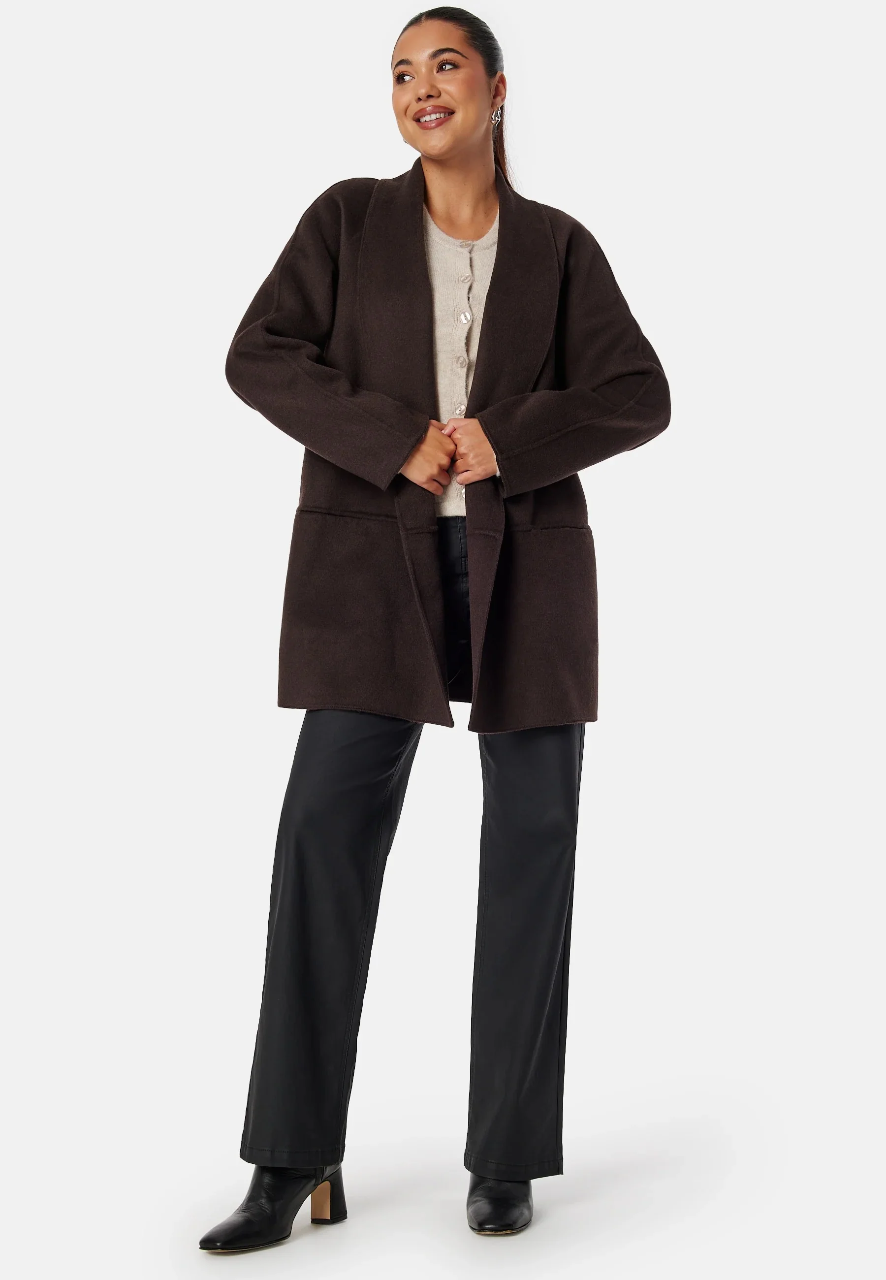 Belted Wool Coat - Image 4