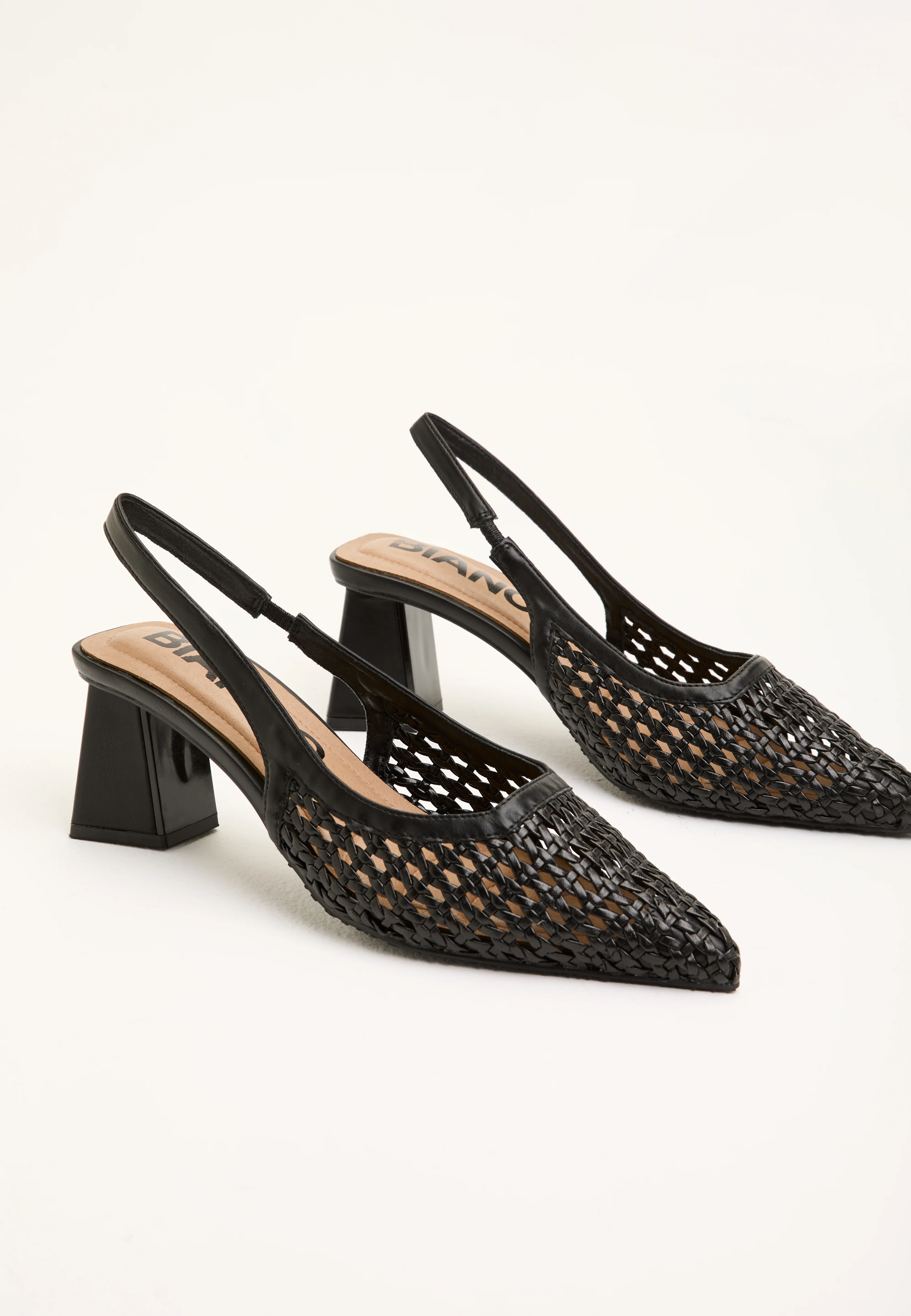 Biamaralyn Slingback Weaved Faux Leather - Image 6
