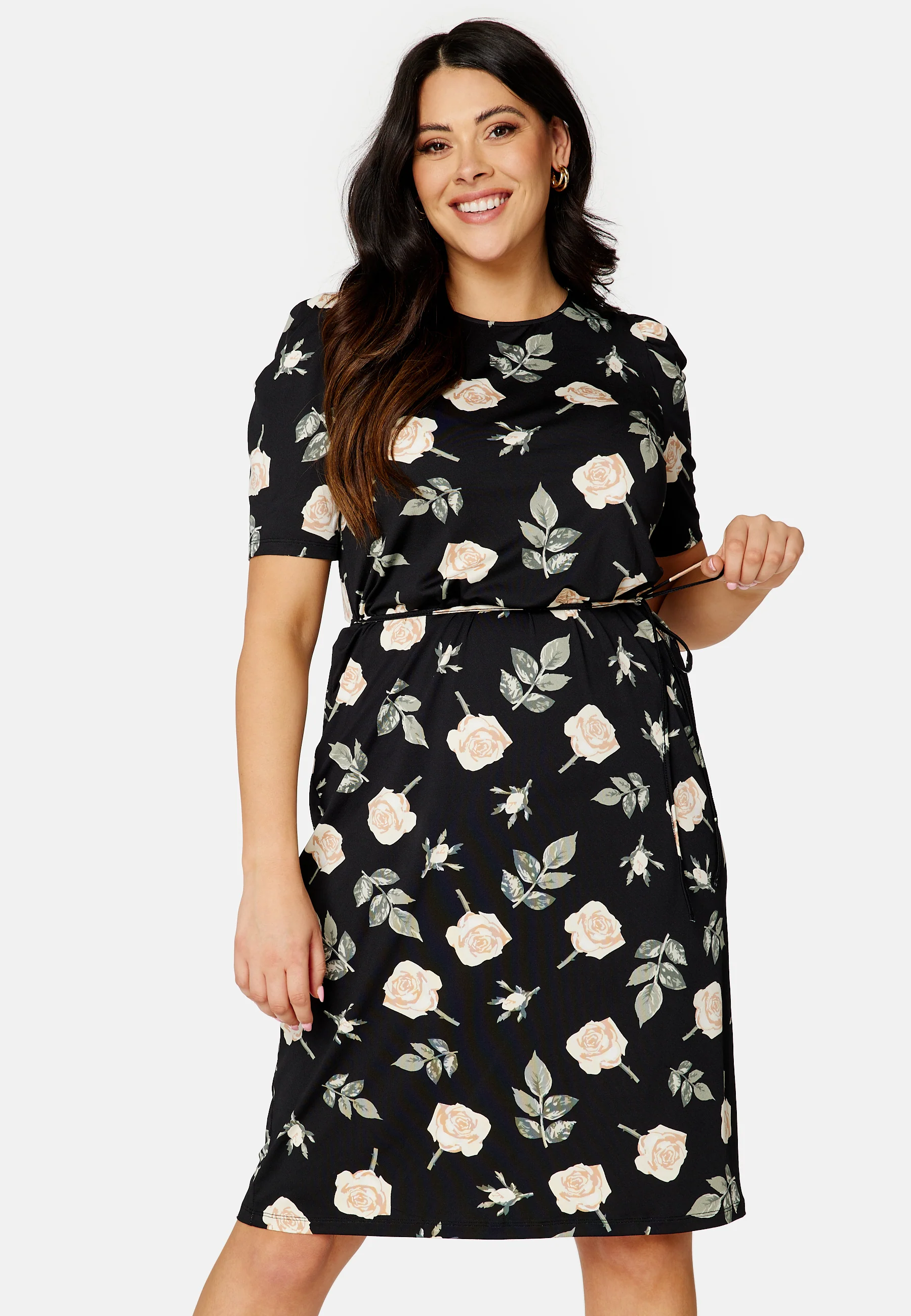 Blenda puff sleeve midi dress - Image 5
