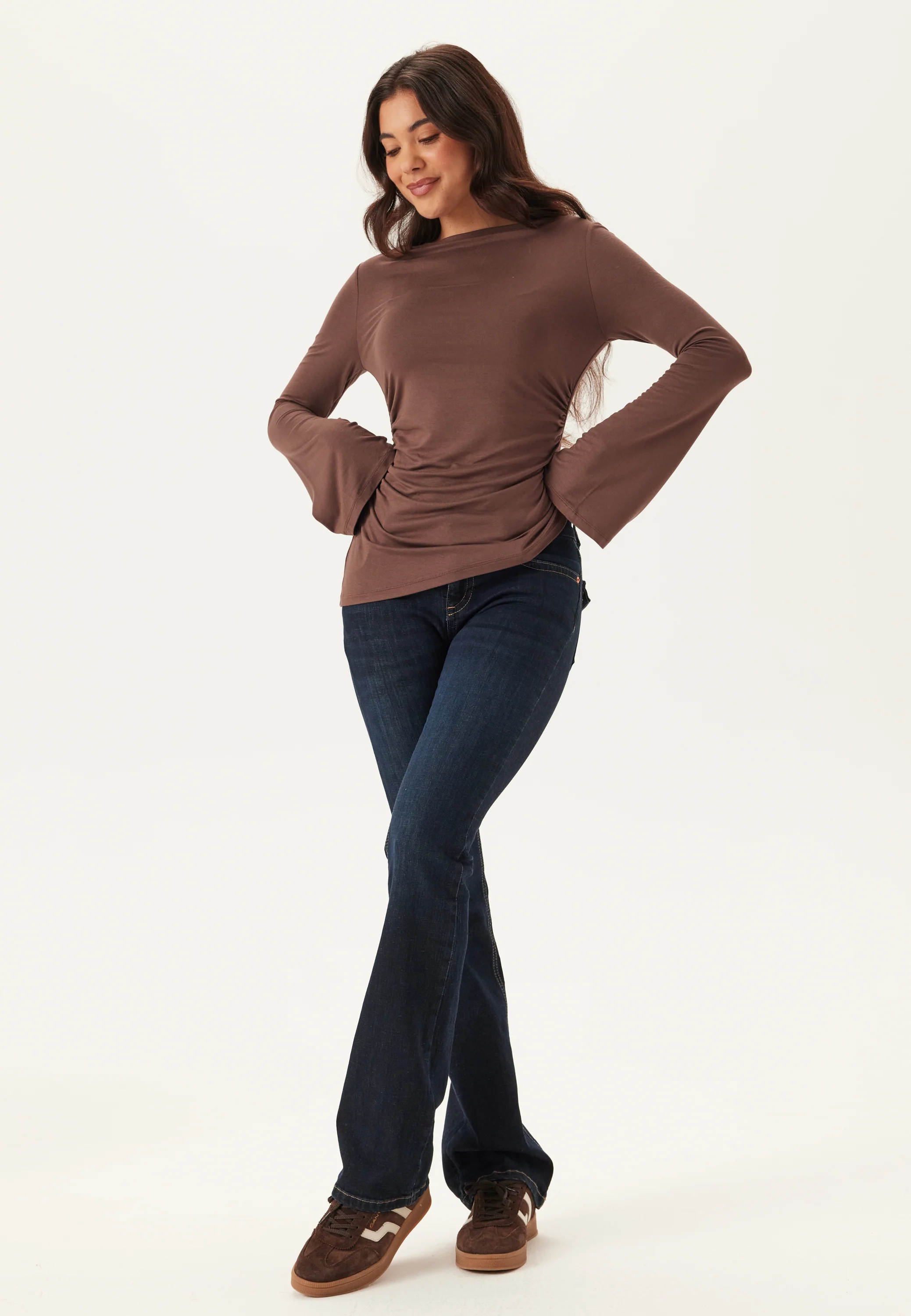 Boat Neck Asymmetric Top - Image 3