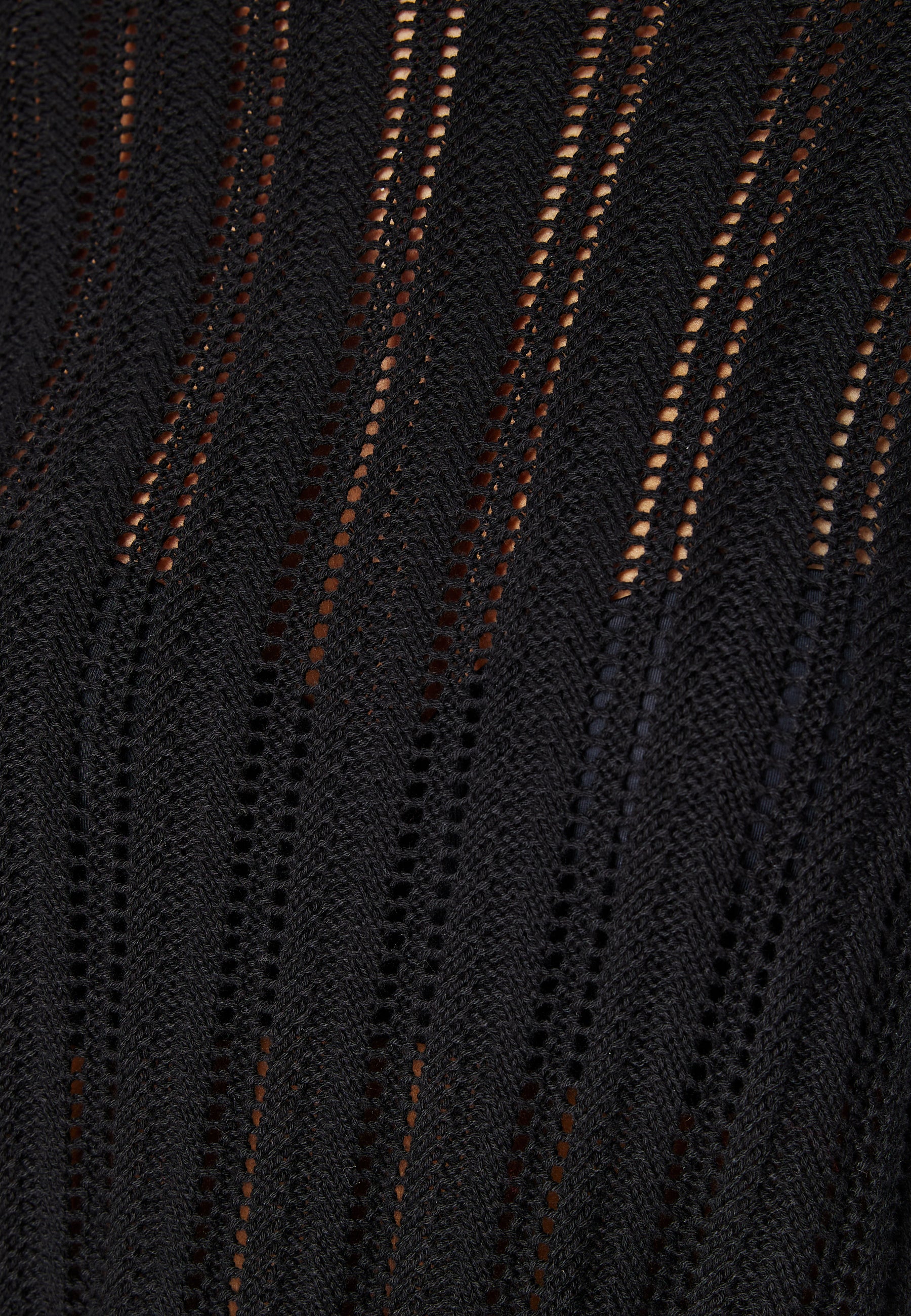 Boat Neck Structure Knitted Sweater - Image 5