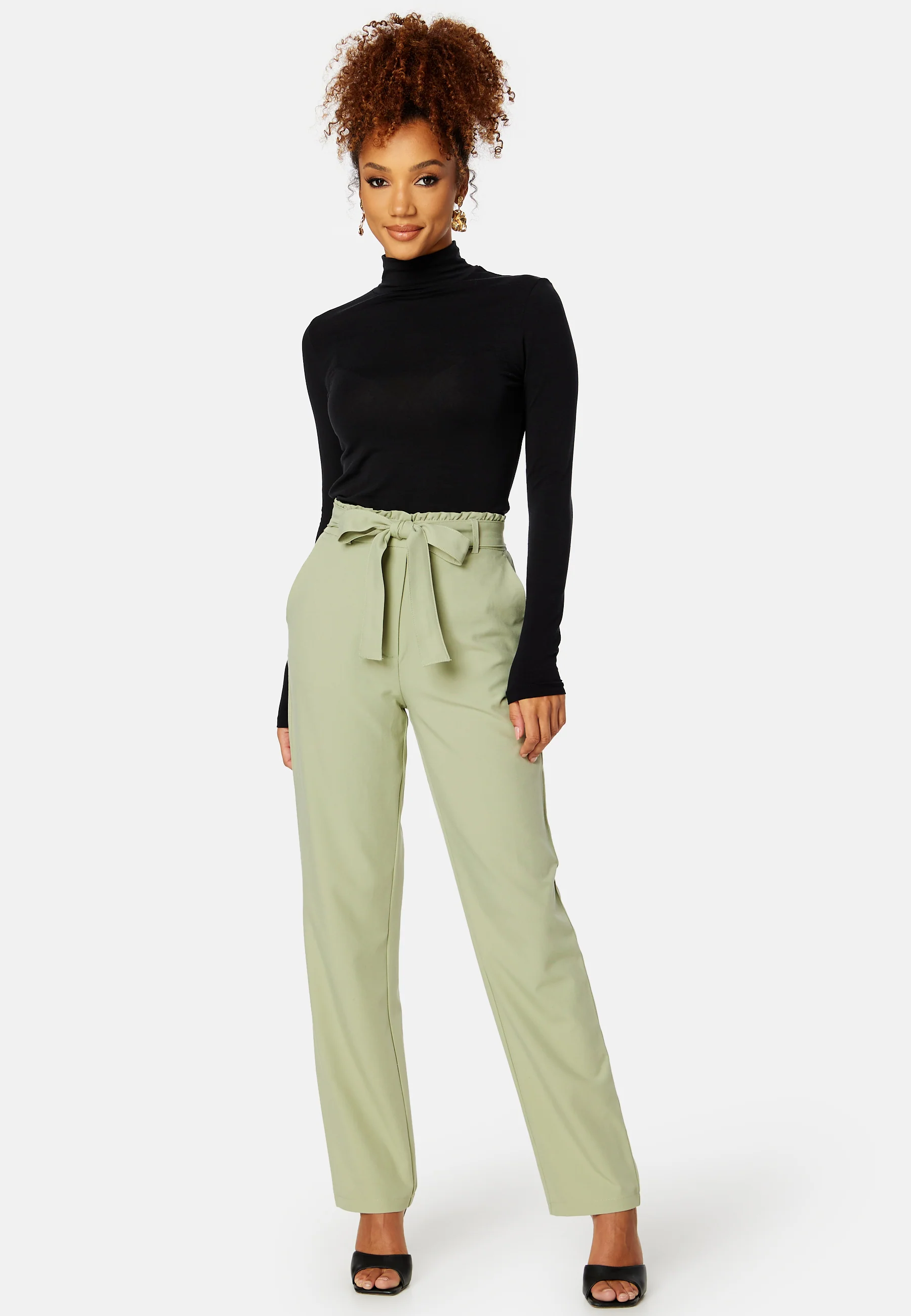 Bosella HW Paperbag Straight Pant - Image 2