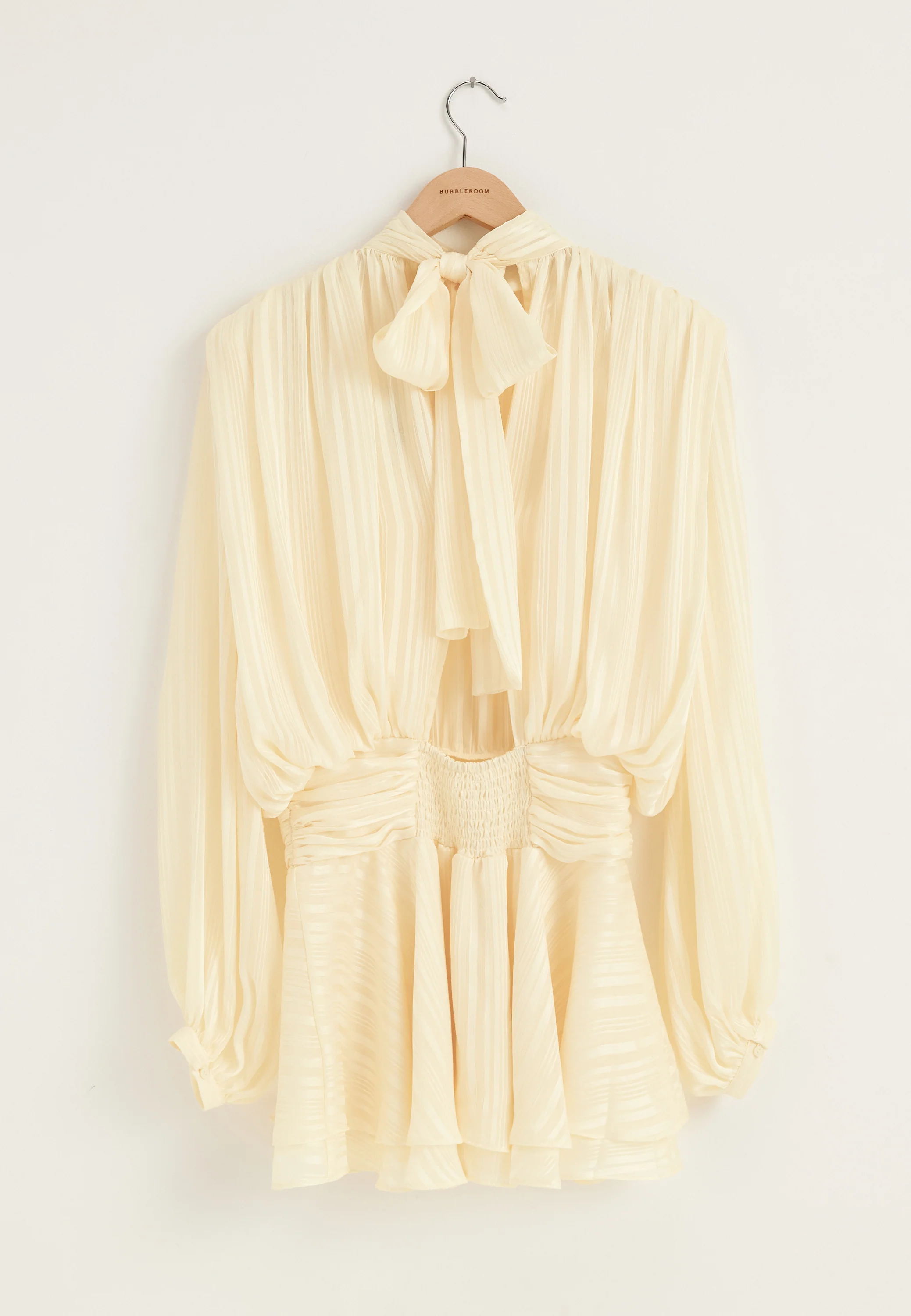 Bow Jacquard Short Dress - Image 11