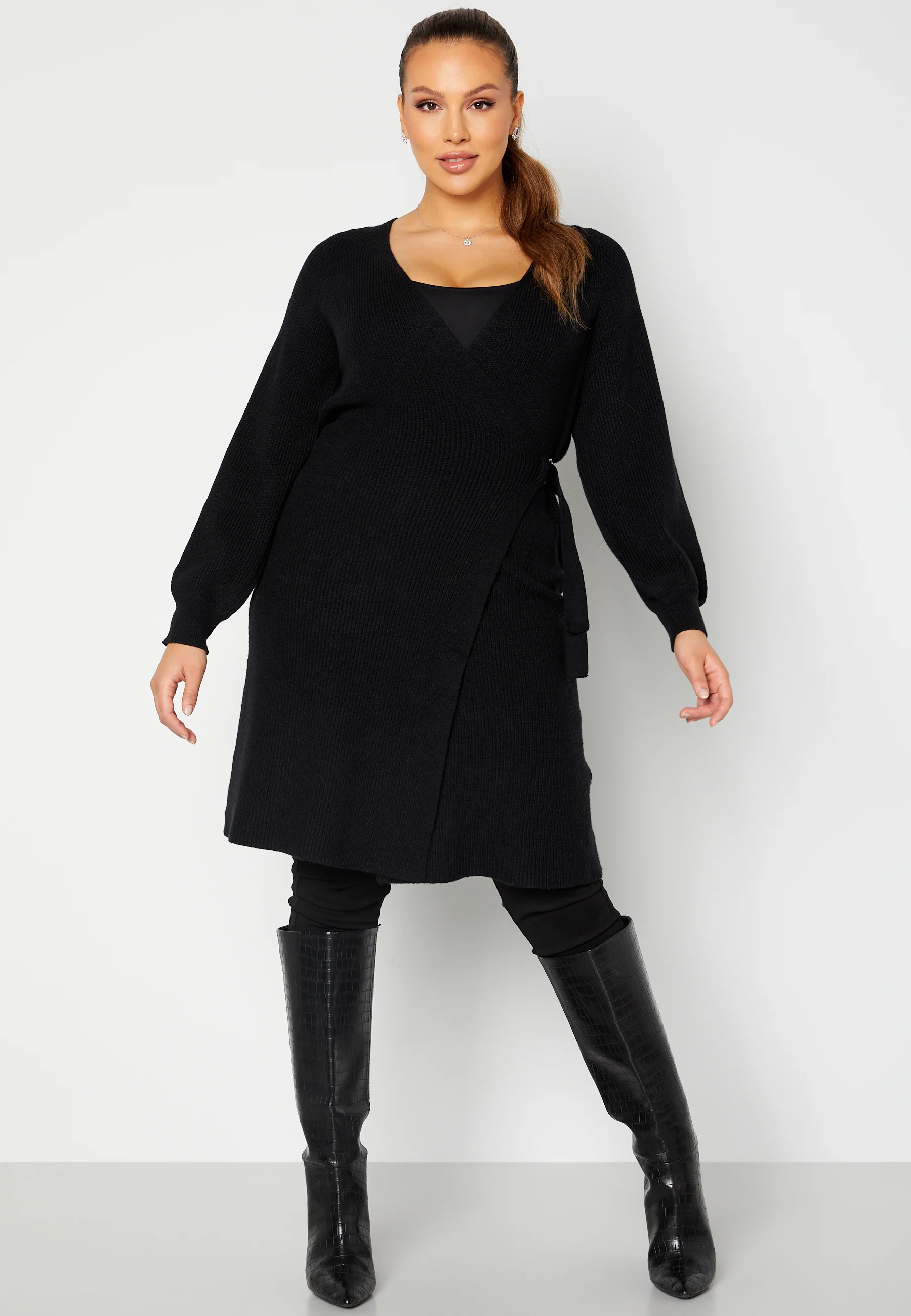 Briahermosa LS Wrap Dress - Image 2