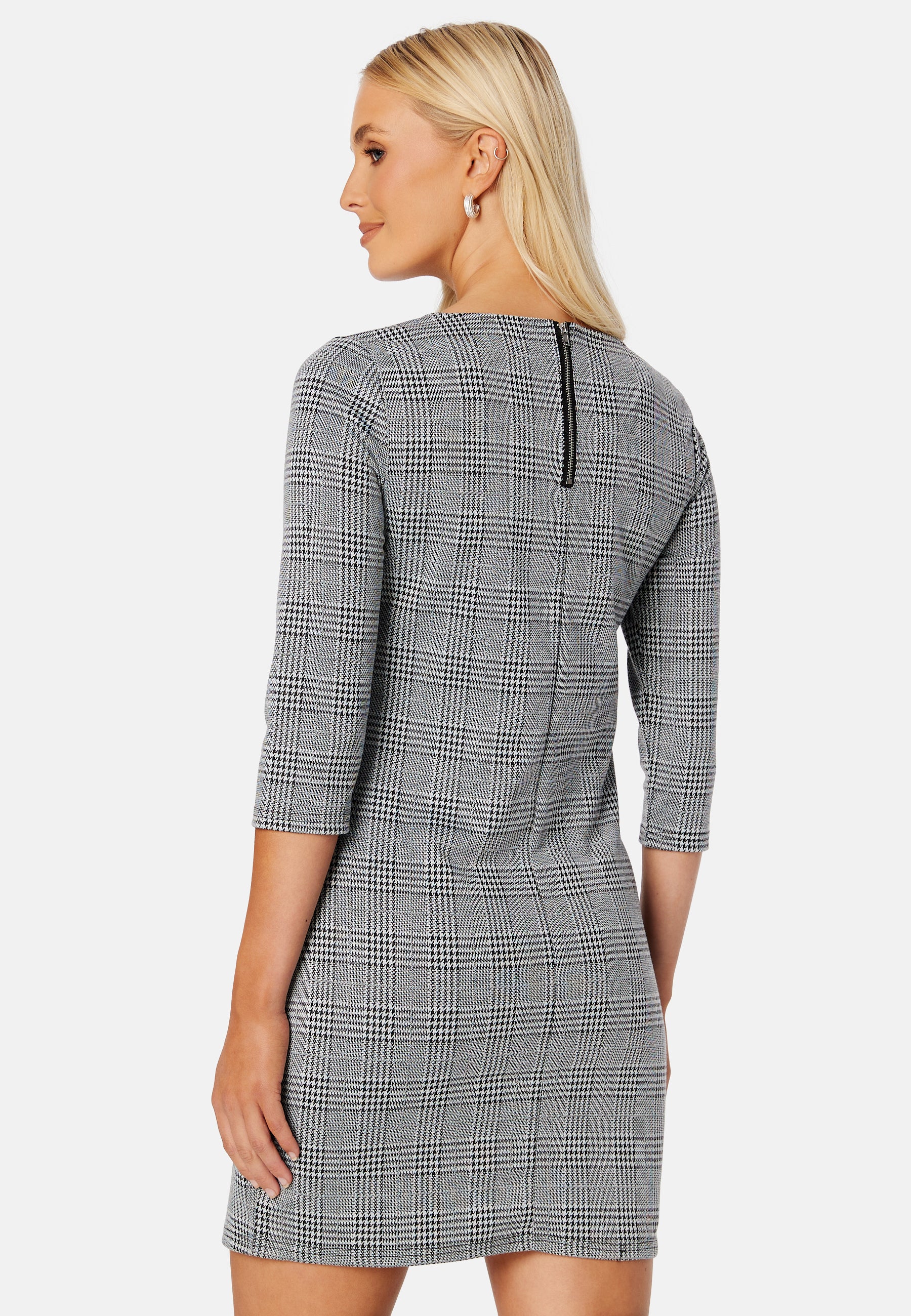 Brilliant 3/4 Check Dress - Image 3