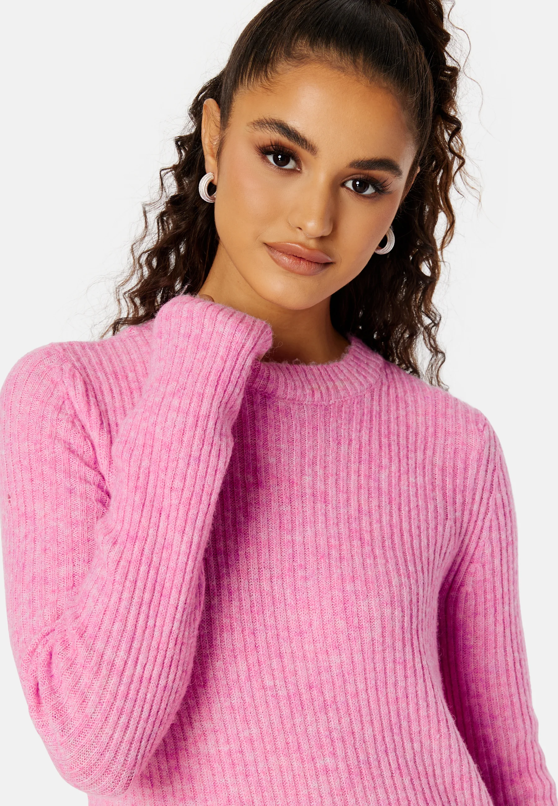 Britany LS O-Neck Dress - Image 4