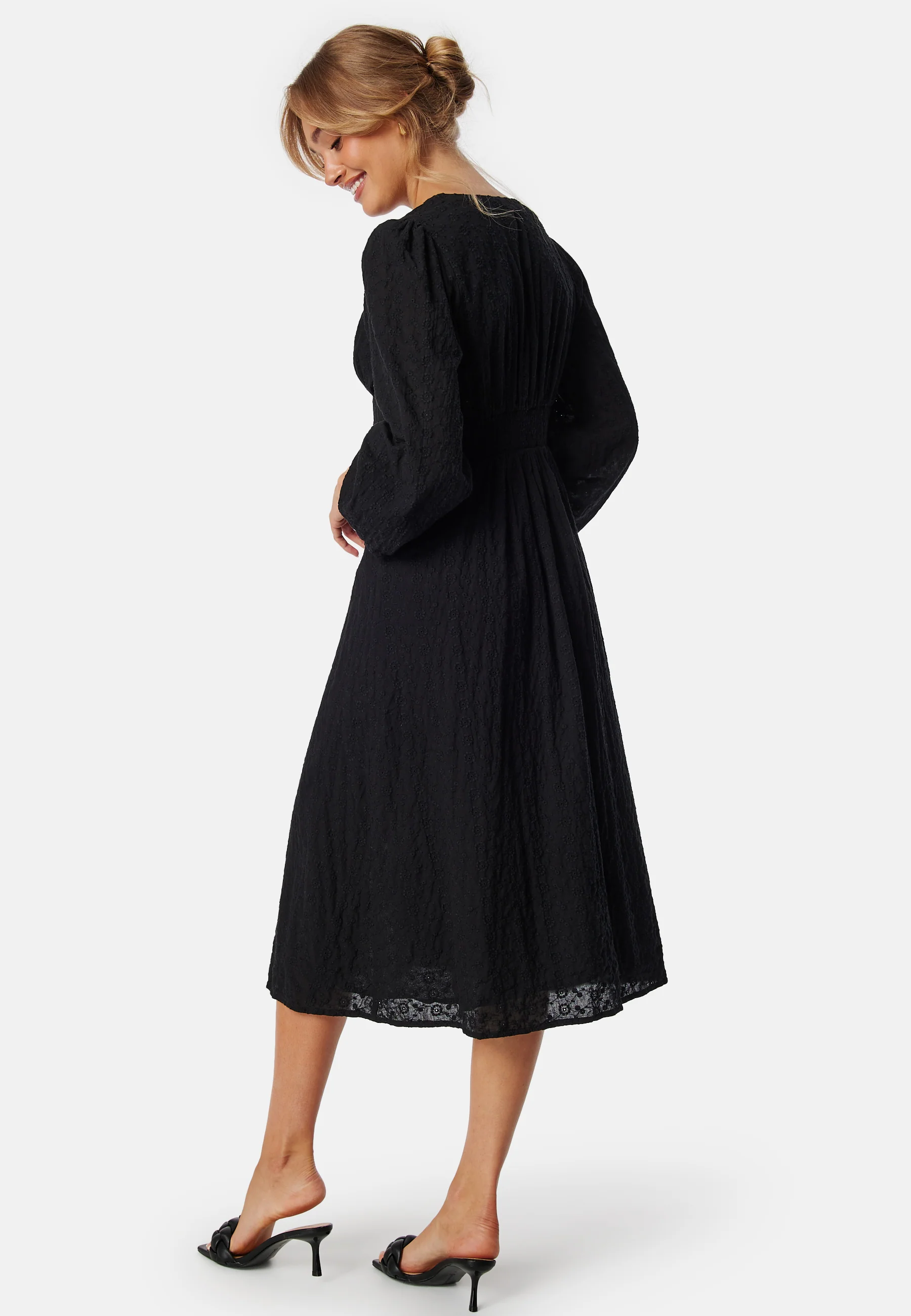 Broderi Anglaise Midi Dress - Image 2