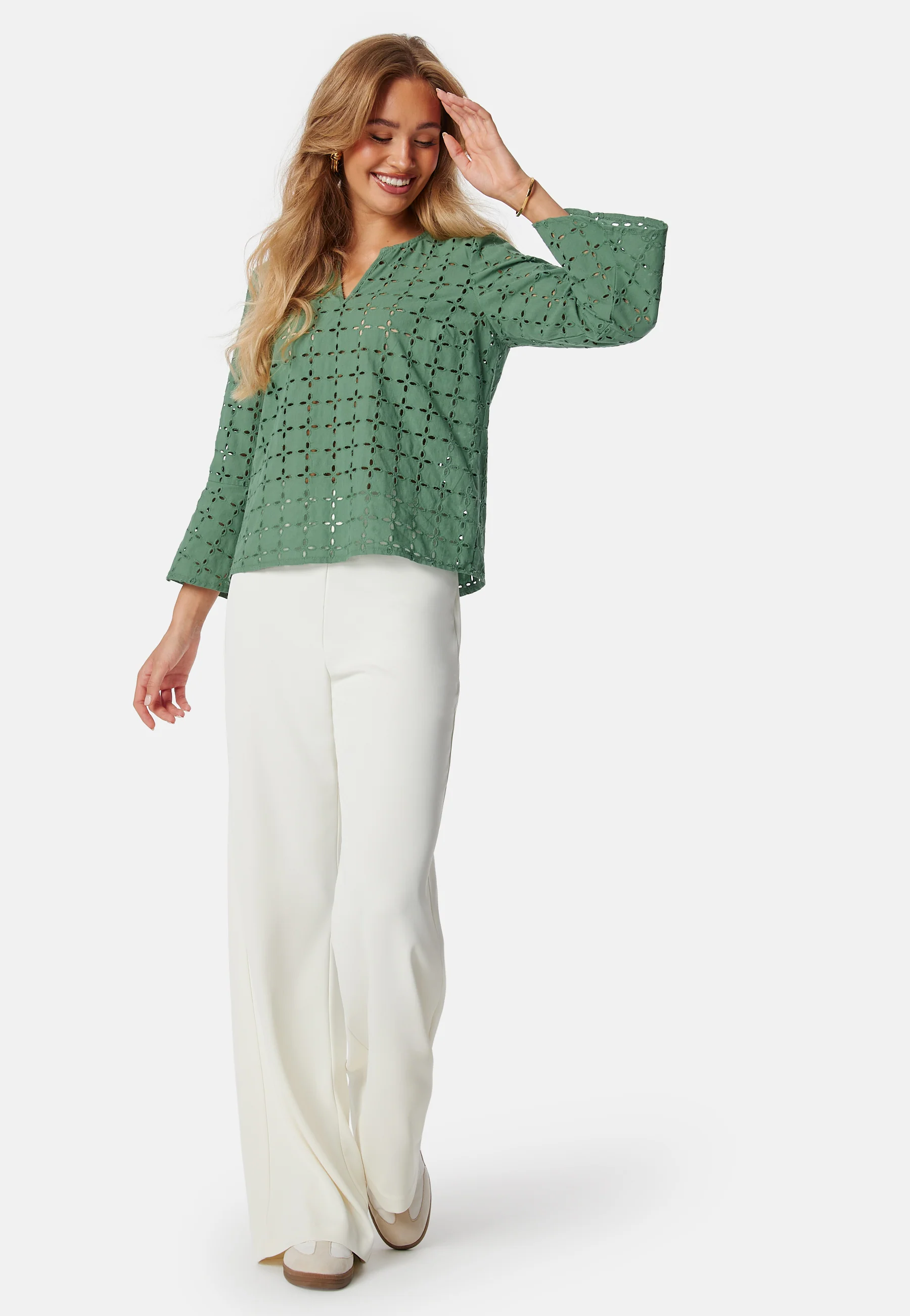 Broderie Anglaise Blouse - Image 3
