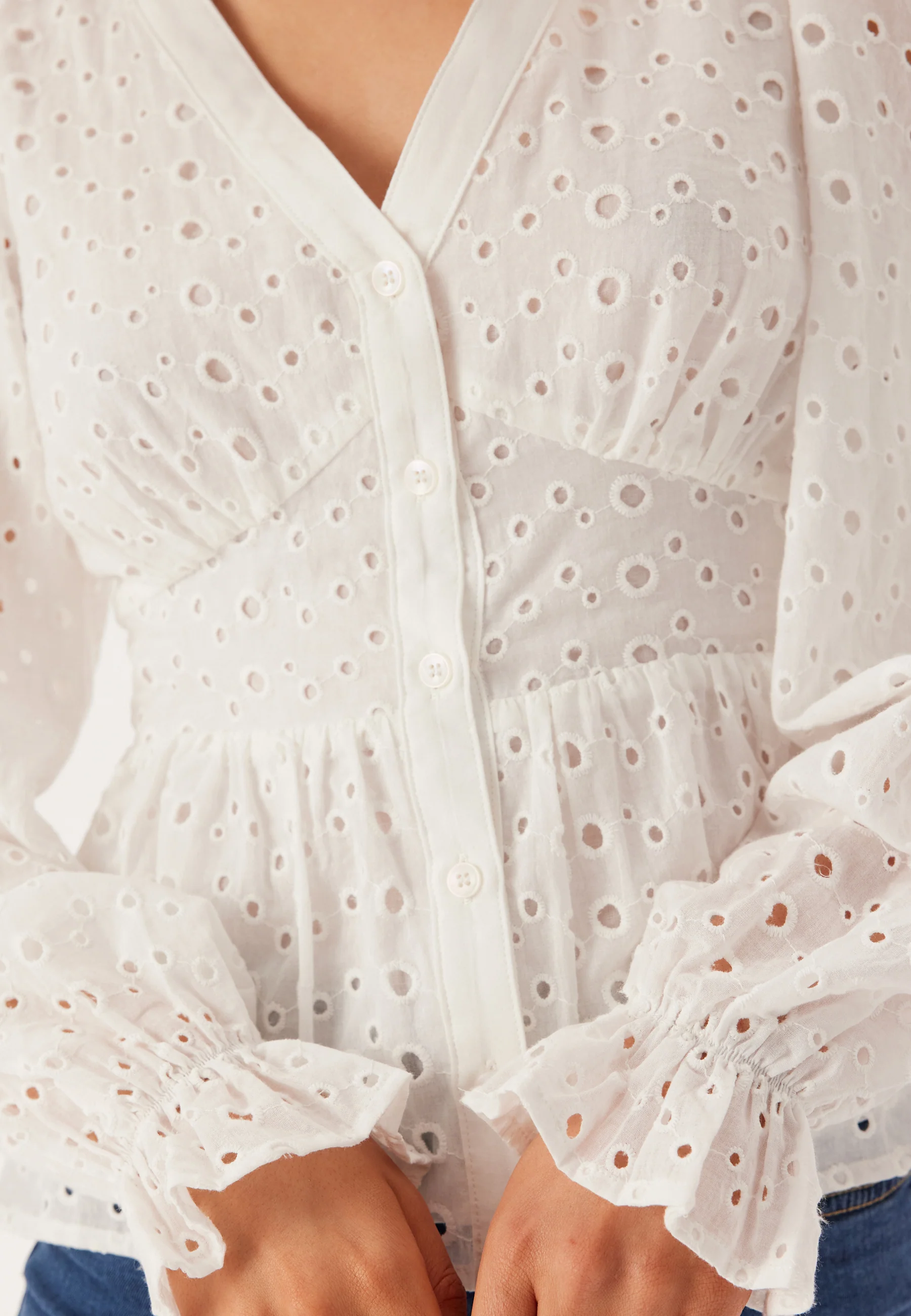 Broderie Anglaise Blouse - Image 4