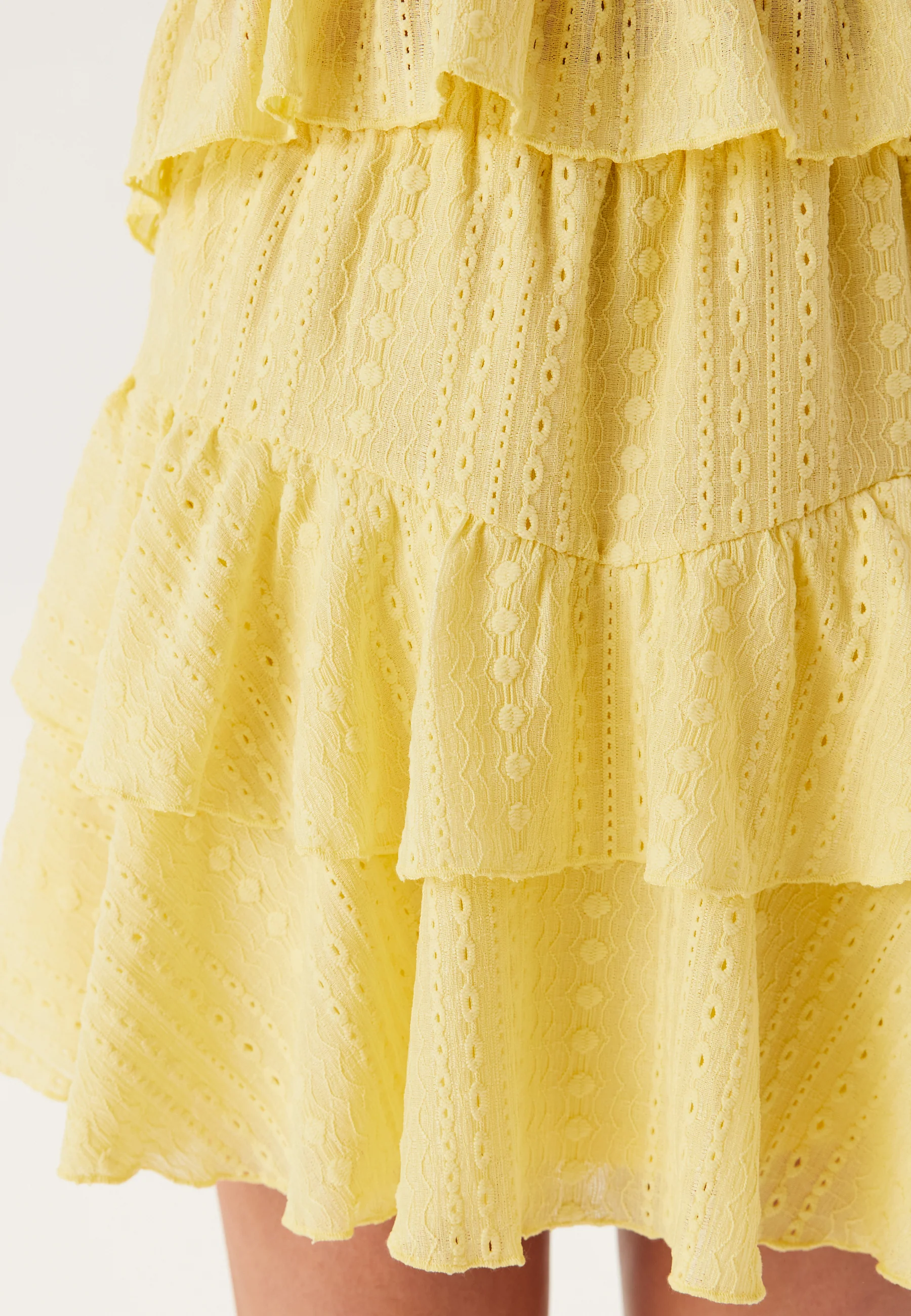 Broderie Anglaise Frill Skirt - Image 6