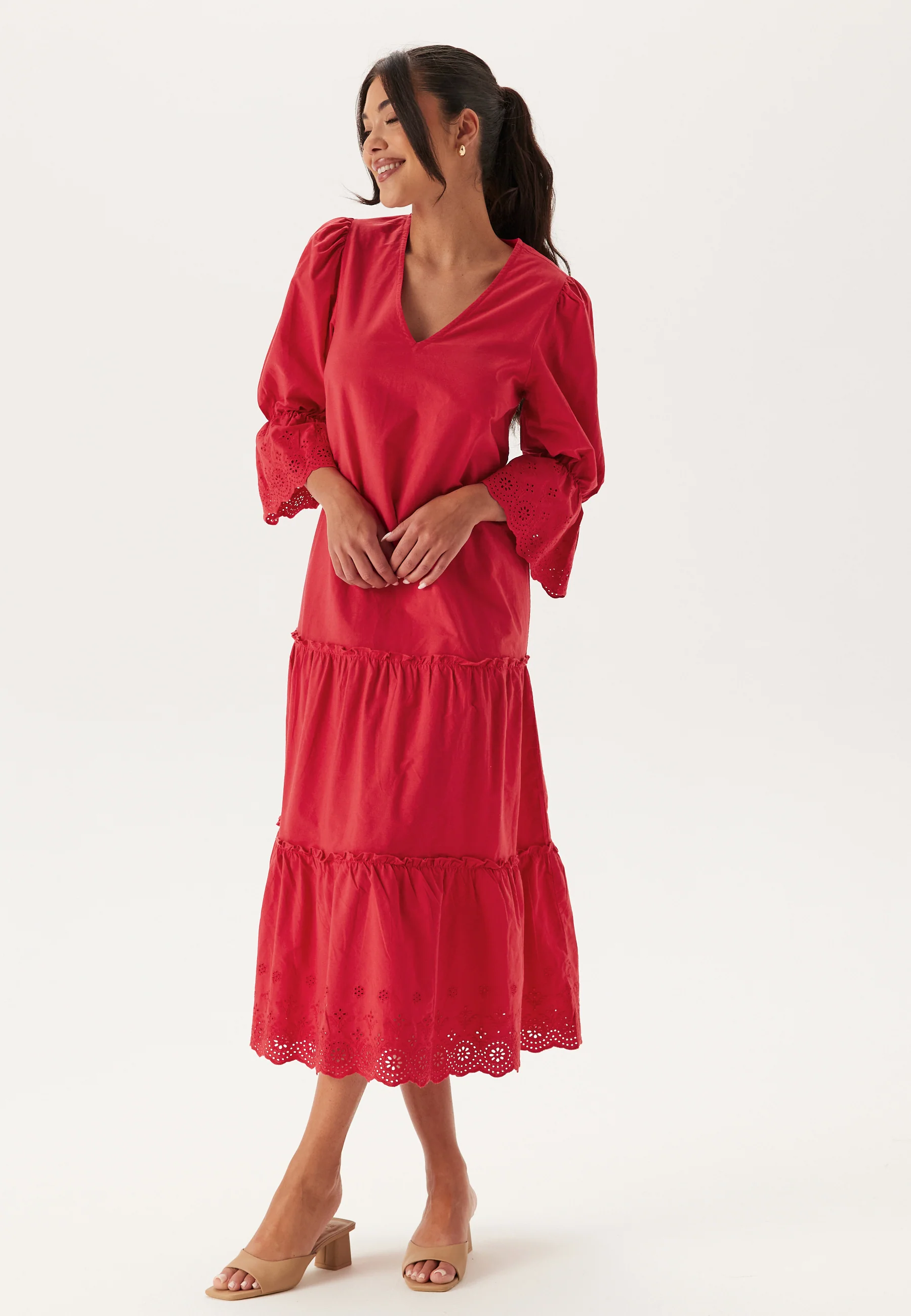 Broderie Anglaise Long Dress - Image 2