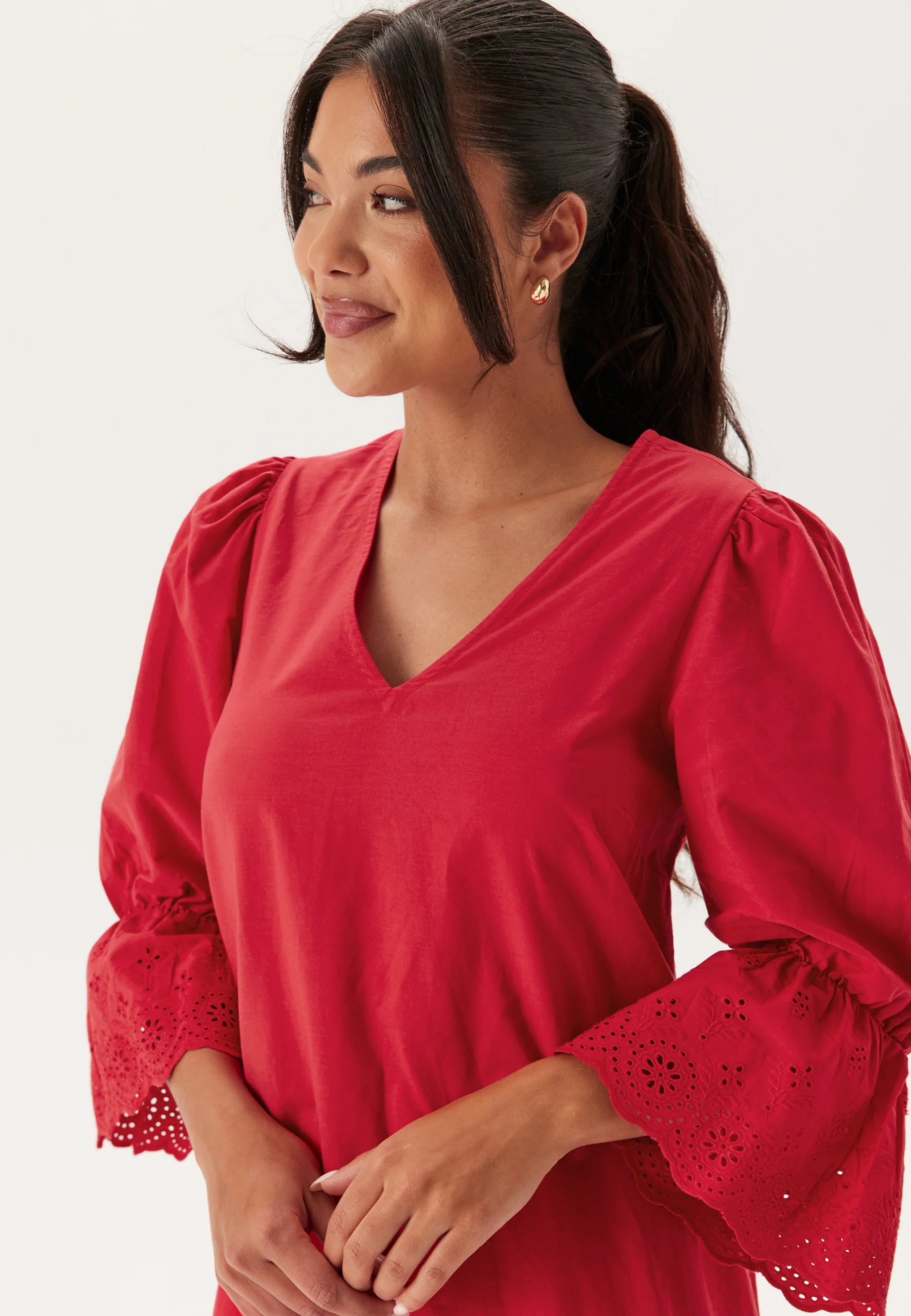 Broderie Anglaise Long Dress - Image 3
