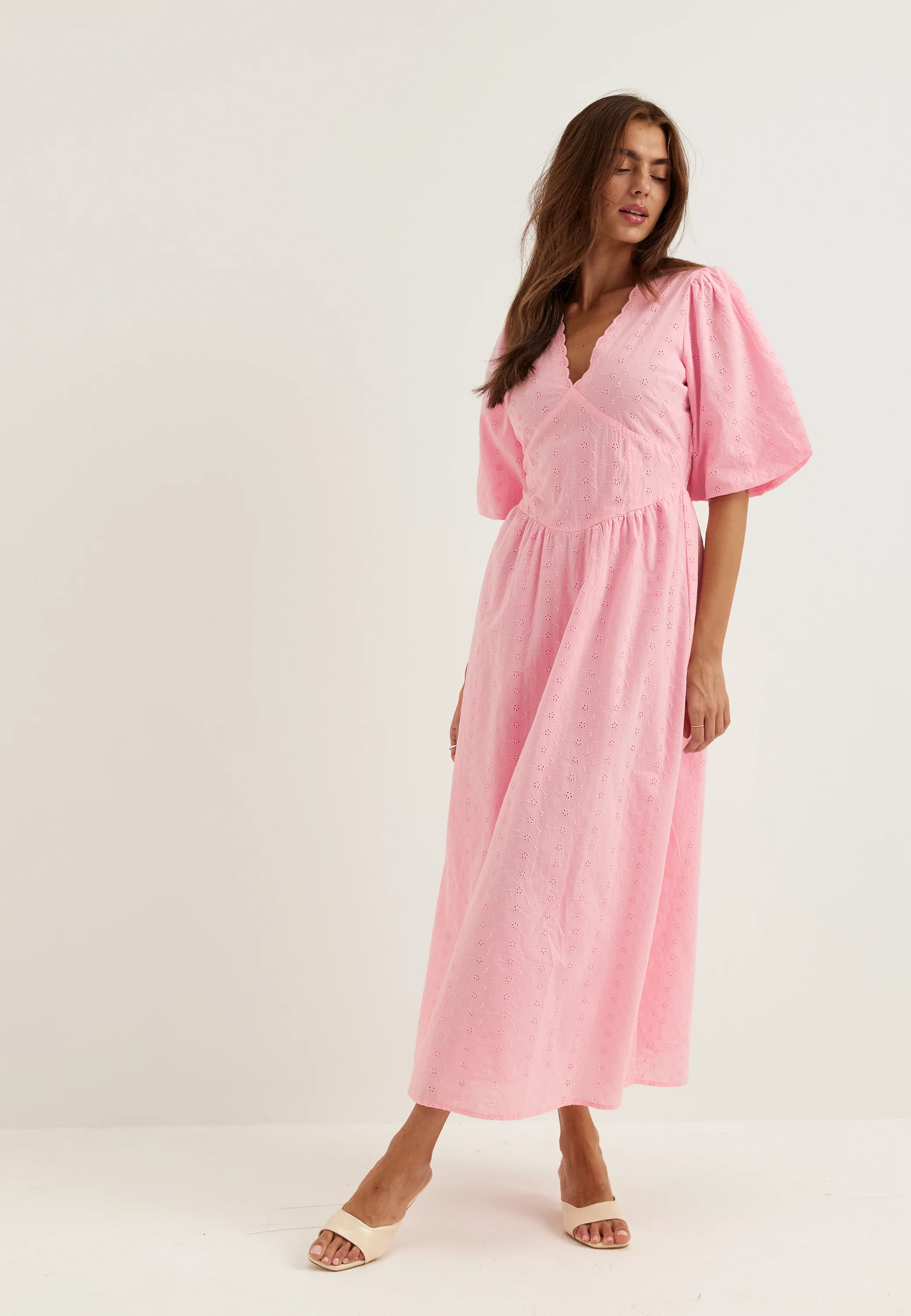 Broderie Anglaise Maxi Dress - Image 2