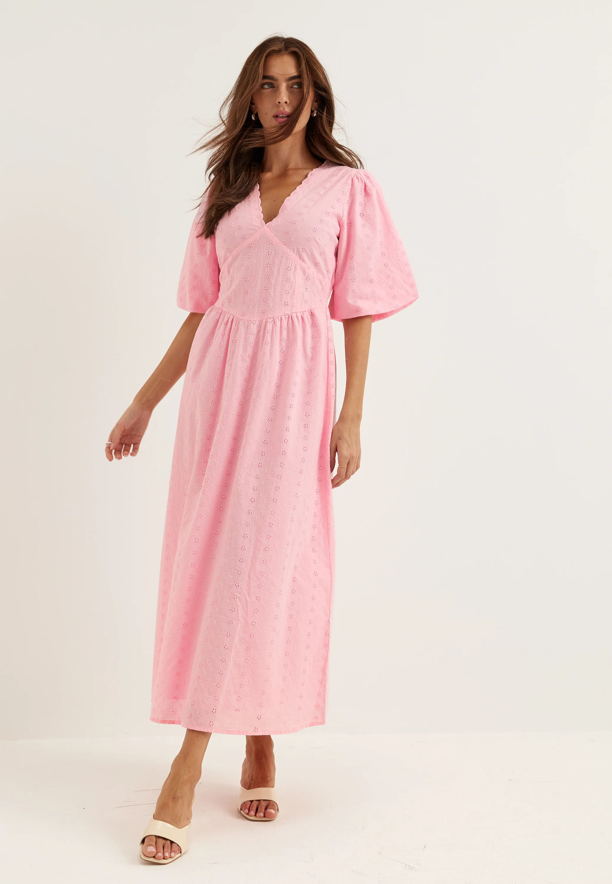 Broderie Anglaise Maxi Dress - Image 5