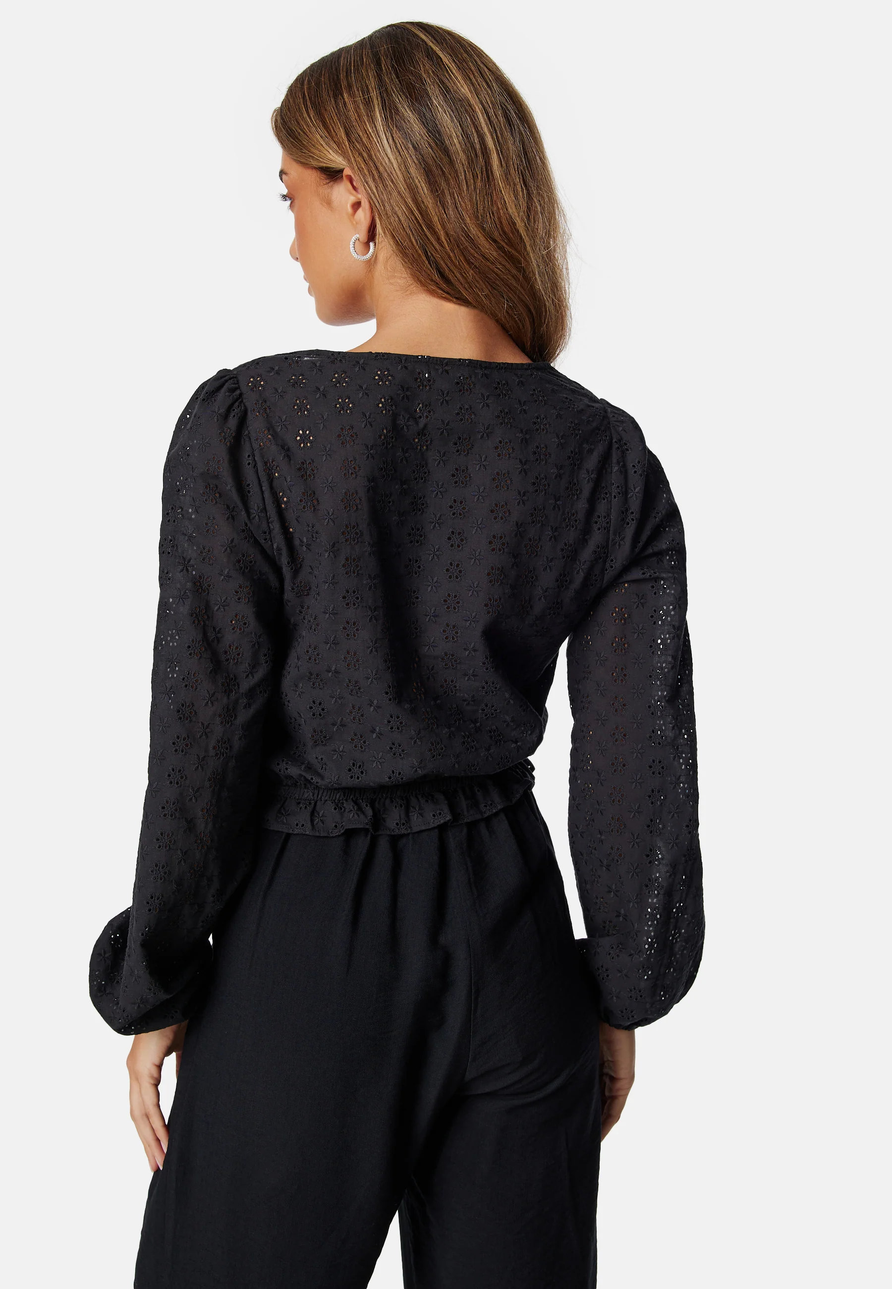 Broderie Anglaise Square Neck Blouse - Image 4