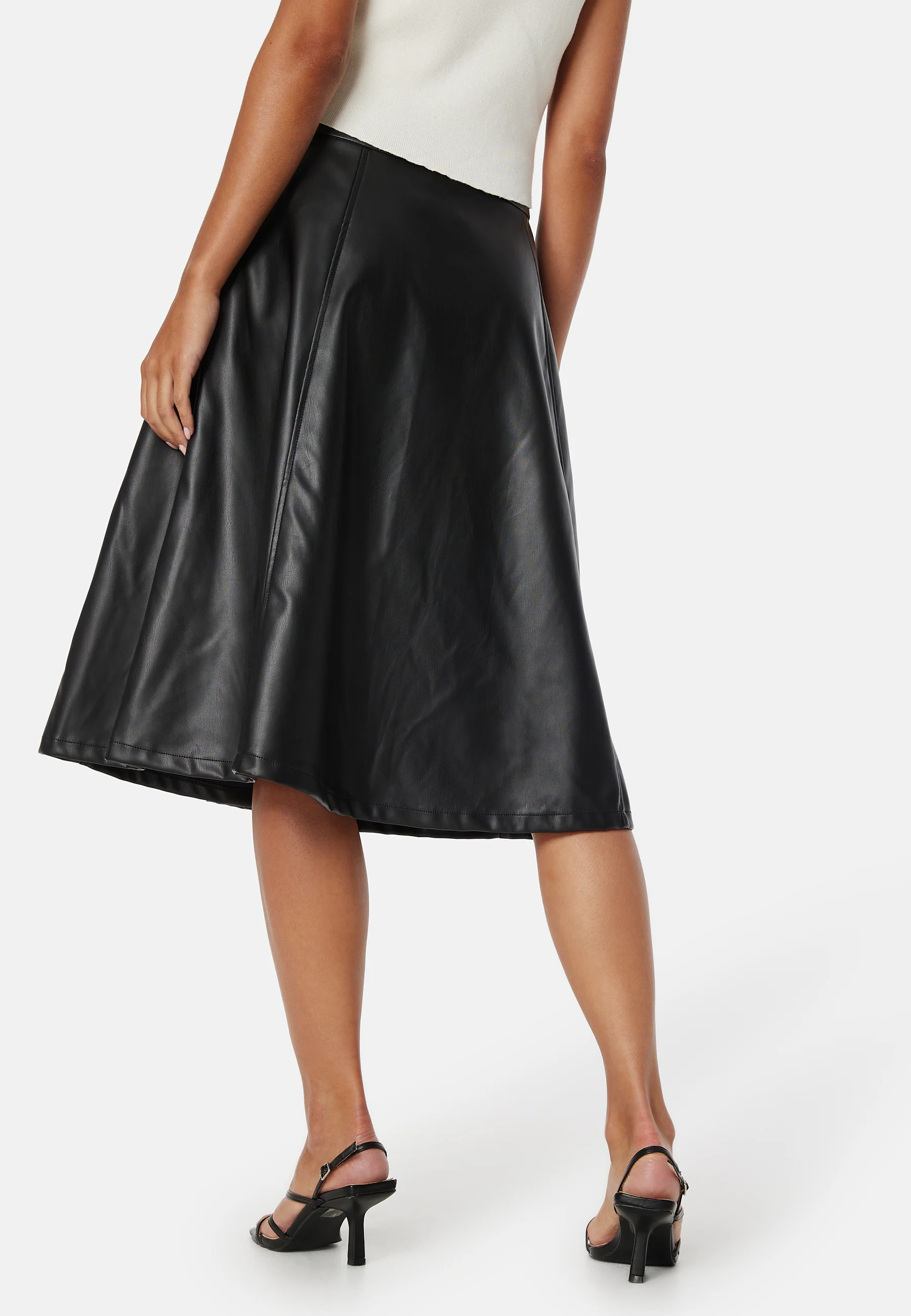 Brown HW Coated Skirt - Image 2