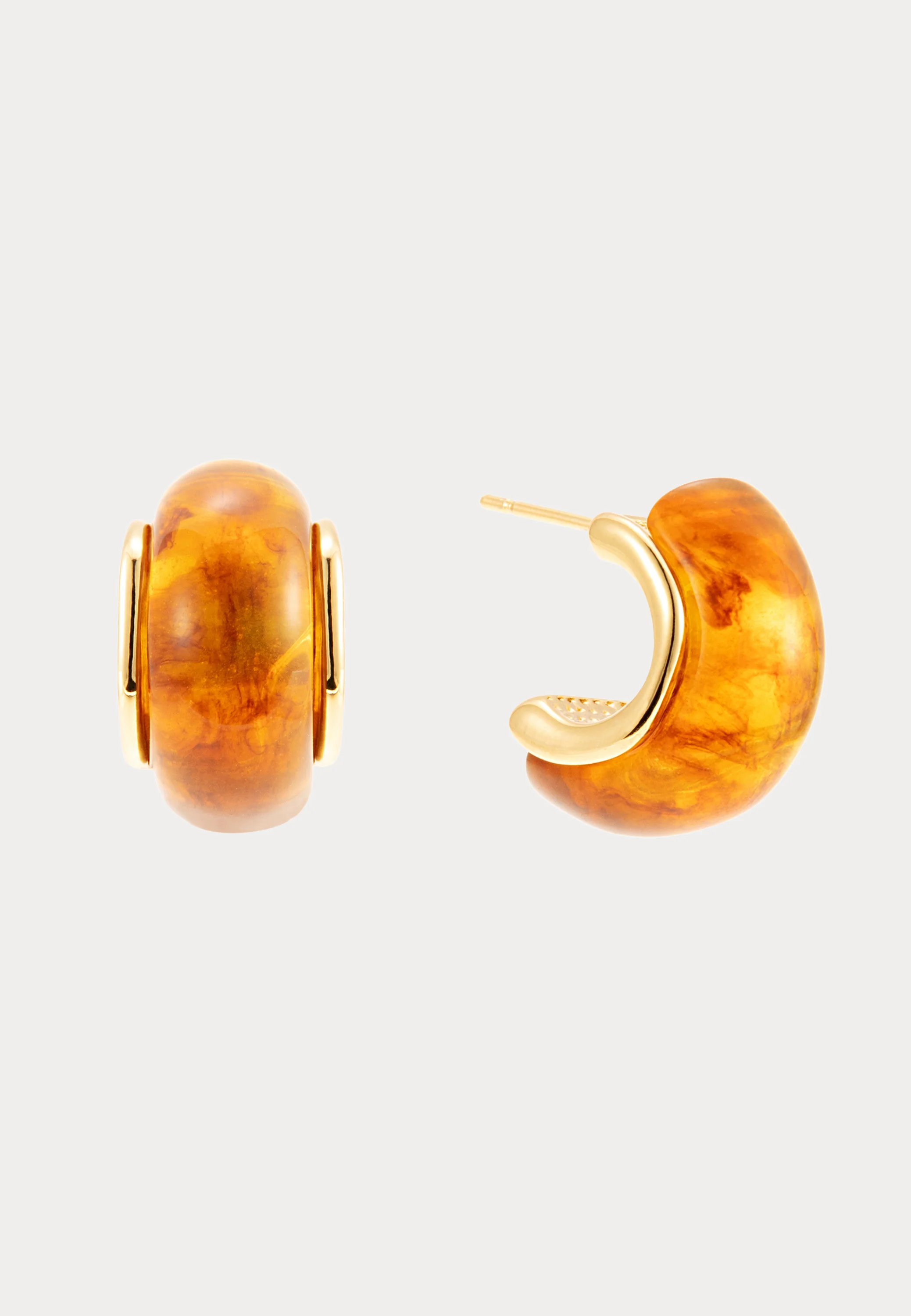 Brown Resin Hoop - Image 2
