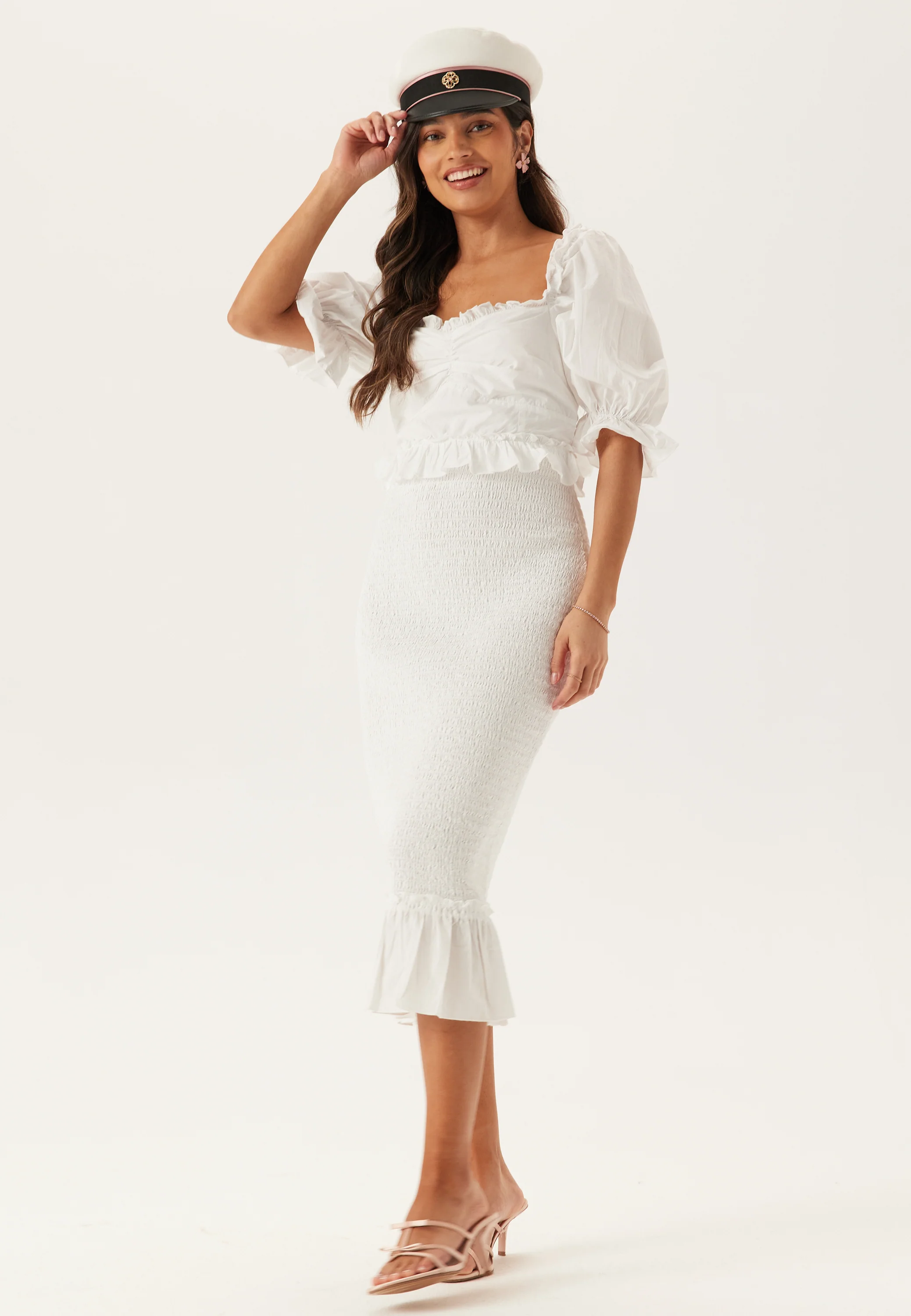 Bustier Smock Ankle Dress - Image 7