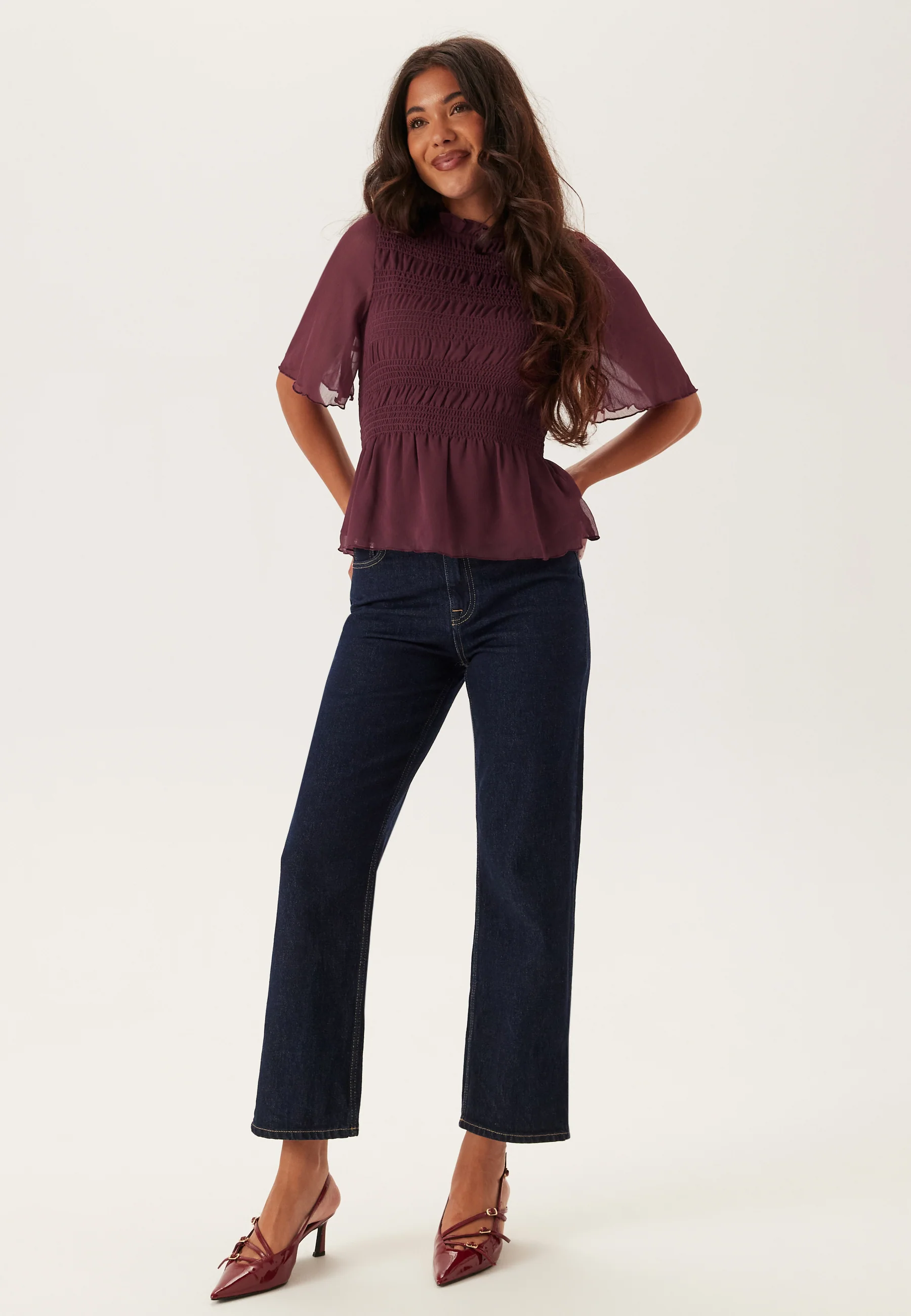 Butterfly Sleeve Blouse - Image 3