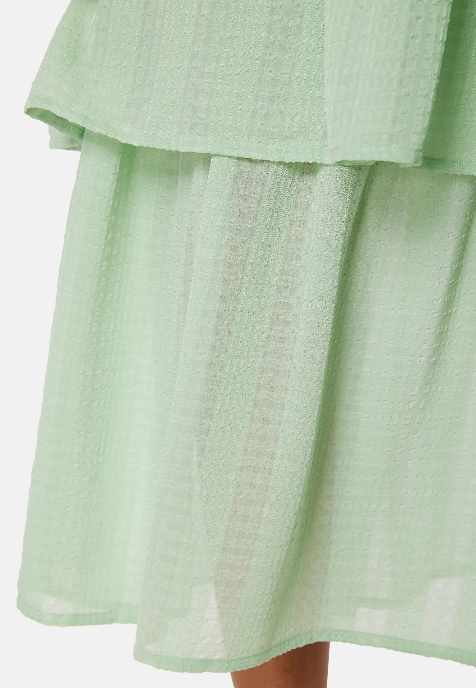 Butterfly Sleeve Flounce Dress - Image 4