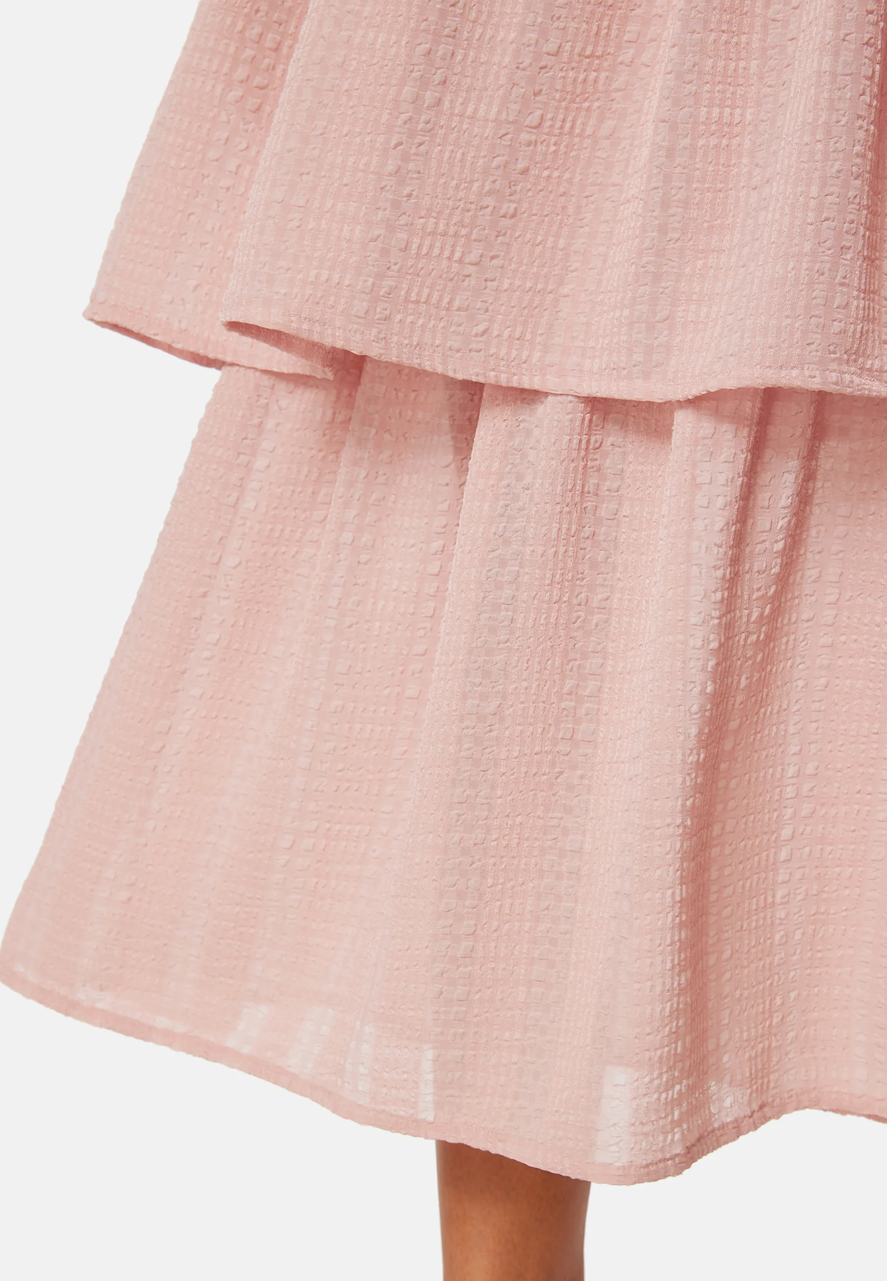 Butterfly Sleeve Flounce Dress - Image 4