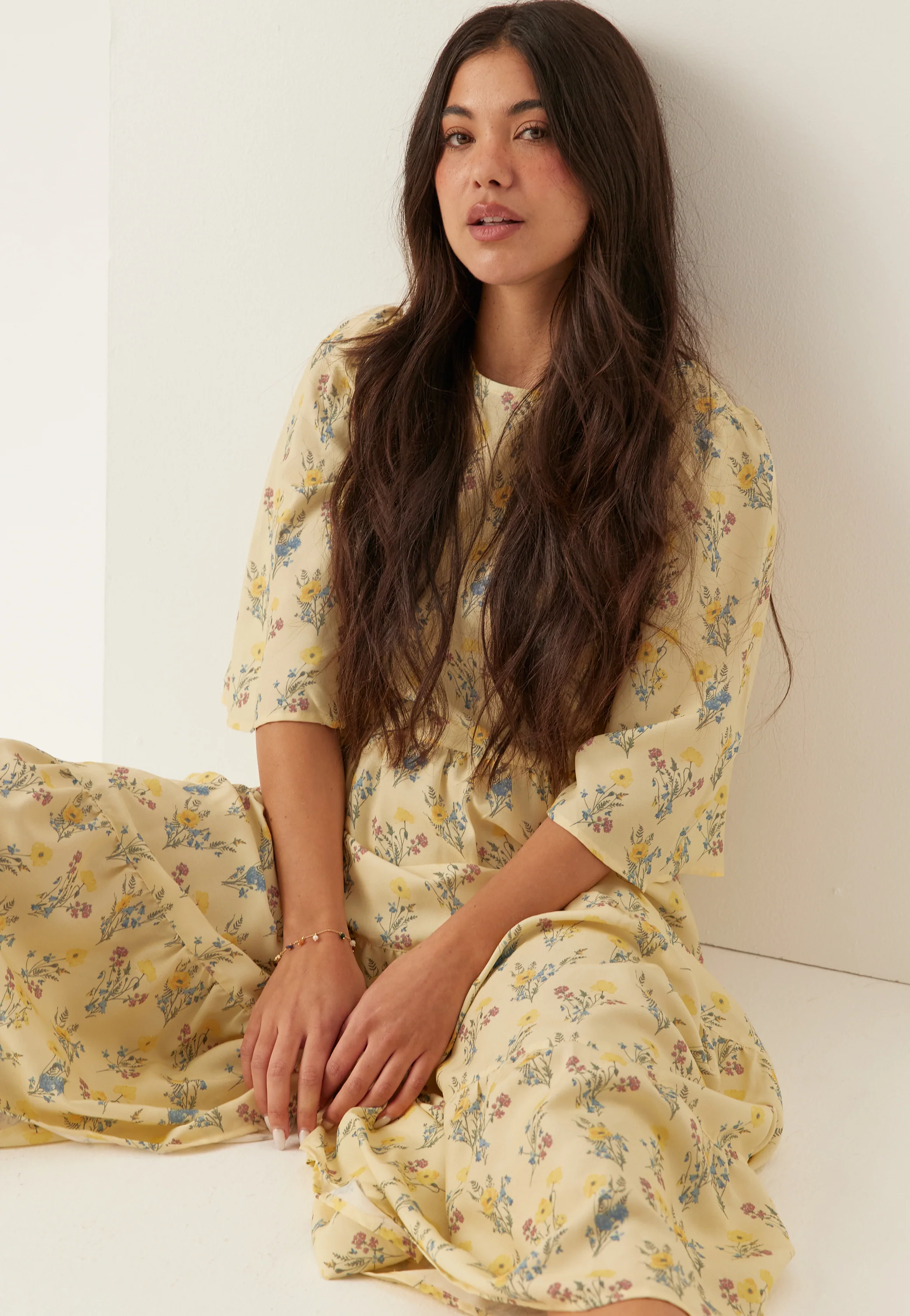 Butterfly Sleeve Maxi Dress - Image 3
