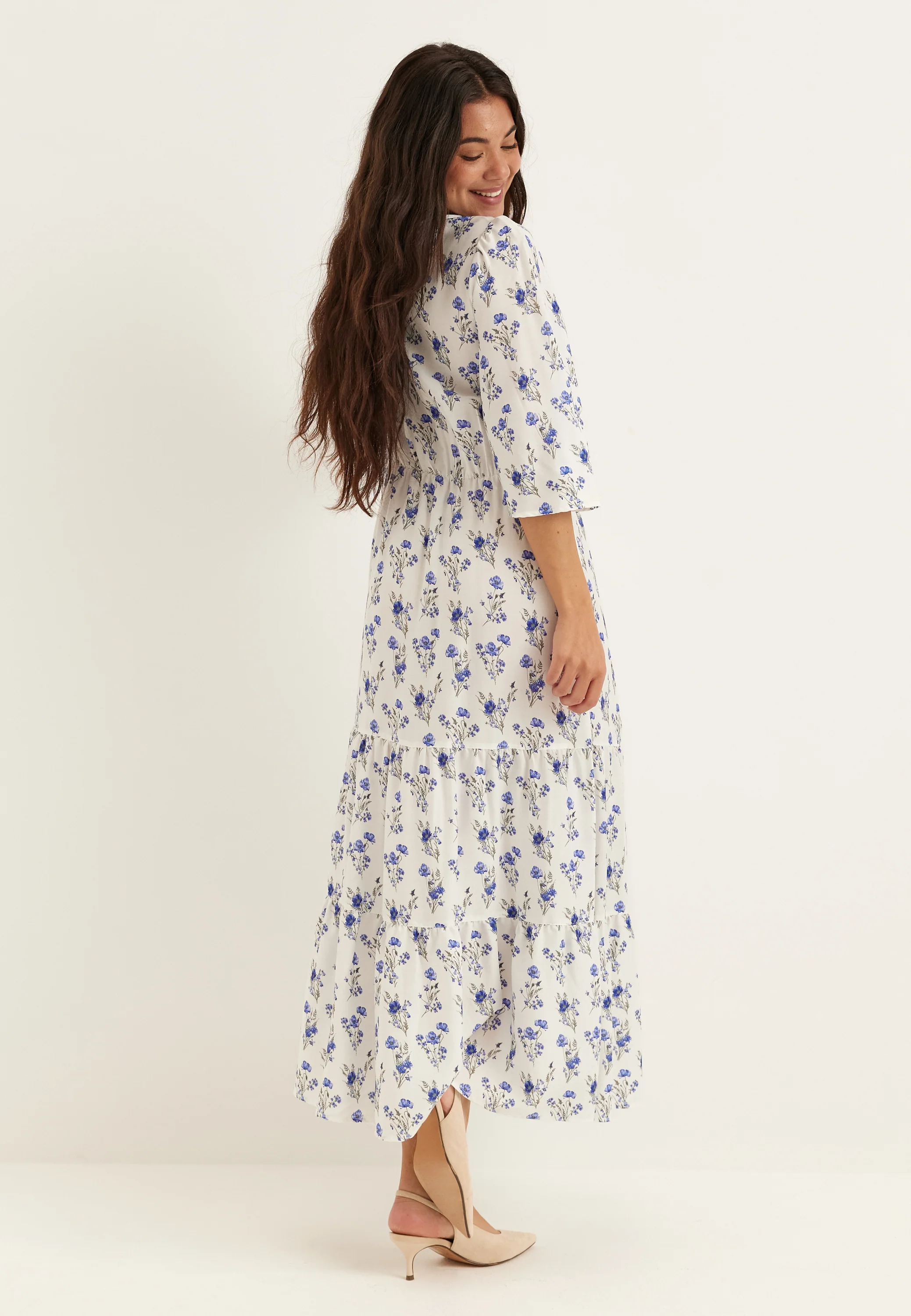 Butterfly Sleeve Maxi Dress - Image 4